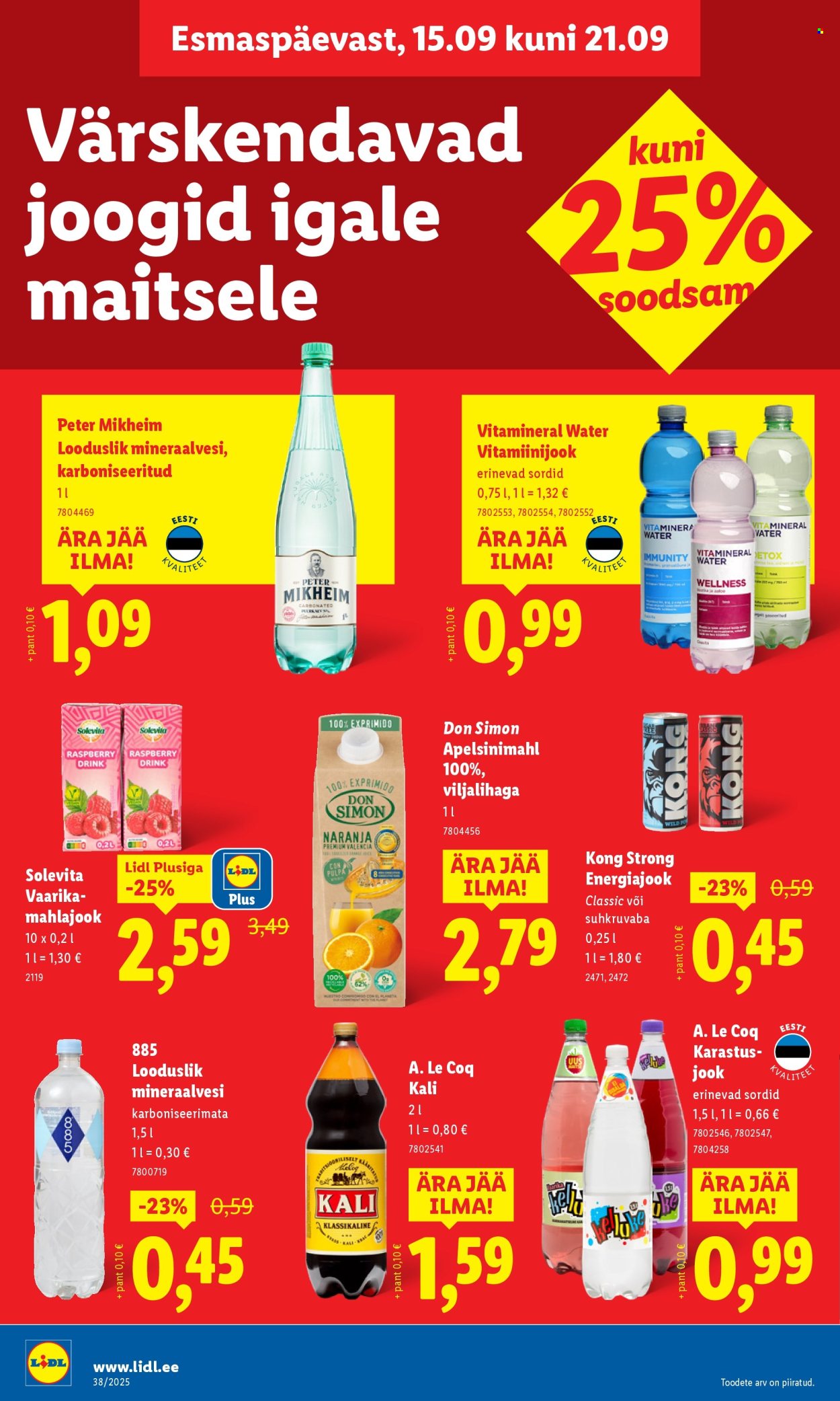 Lidl kliendileht - 15.09.2025 - 21.09.2025. Lehekülg 26