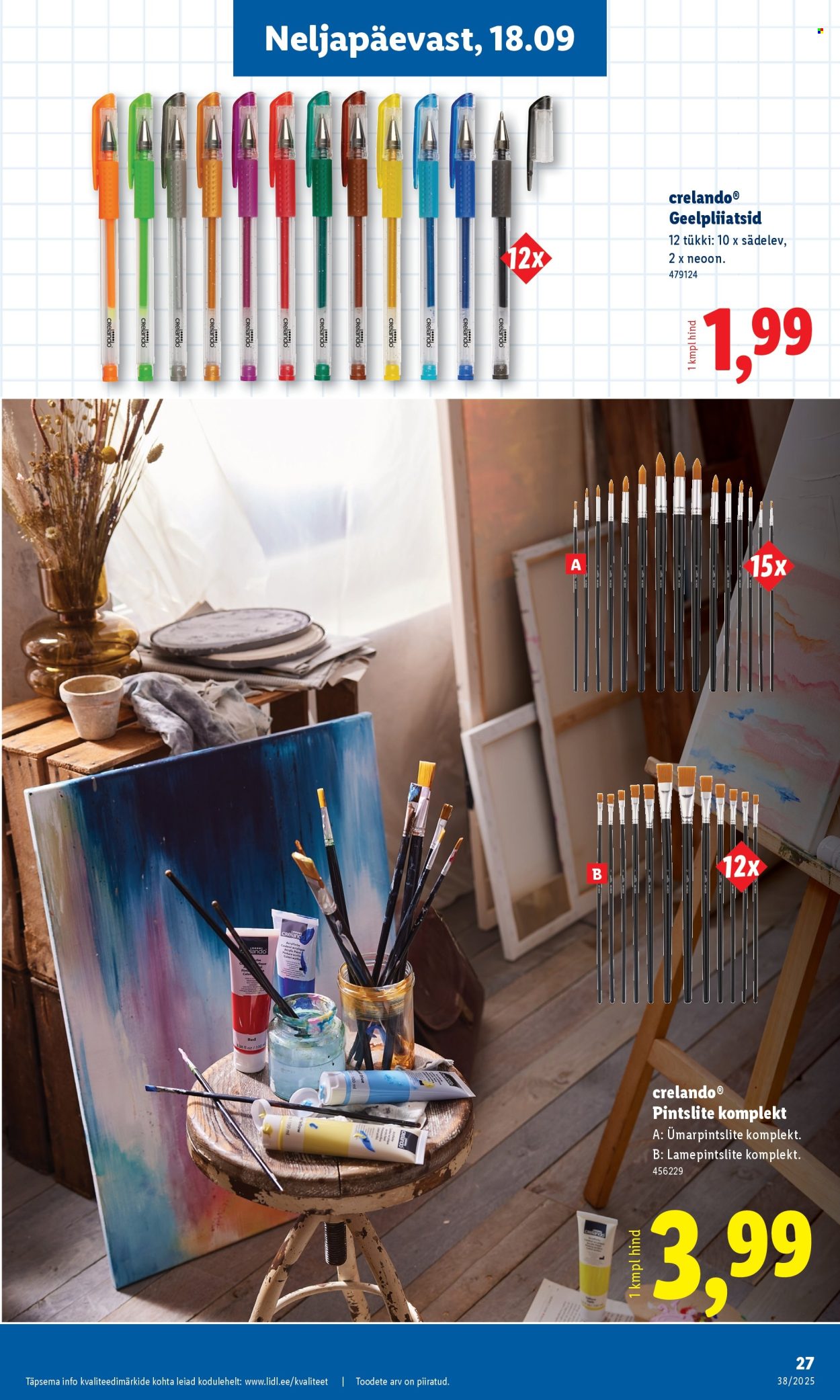 Lidl kliendileht - 15.09.2025 - 21.09.2025. Lehekülg 27