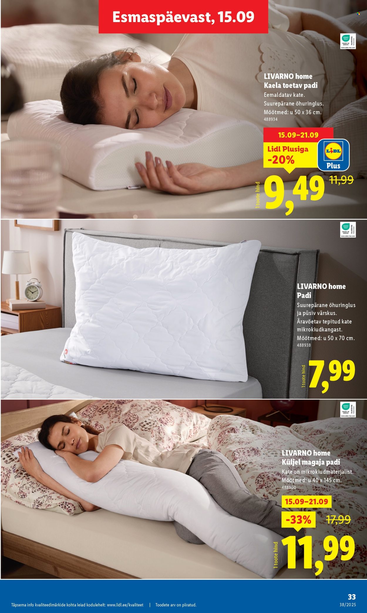 Lidl kliendileht - 15.09.2025 - 21.09.2025. Lehekülg 33