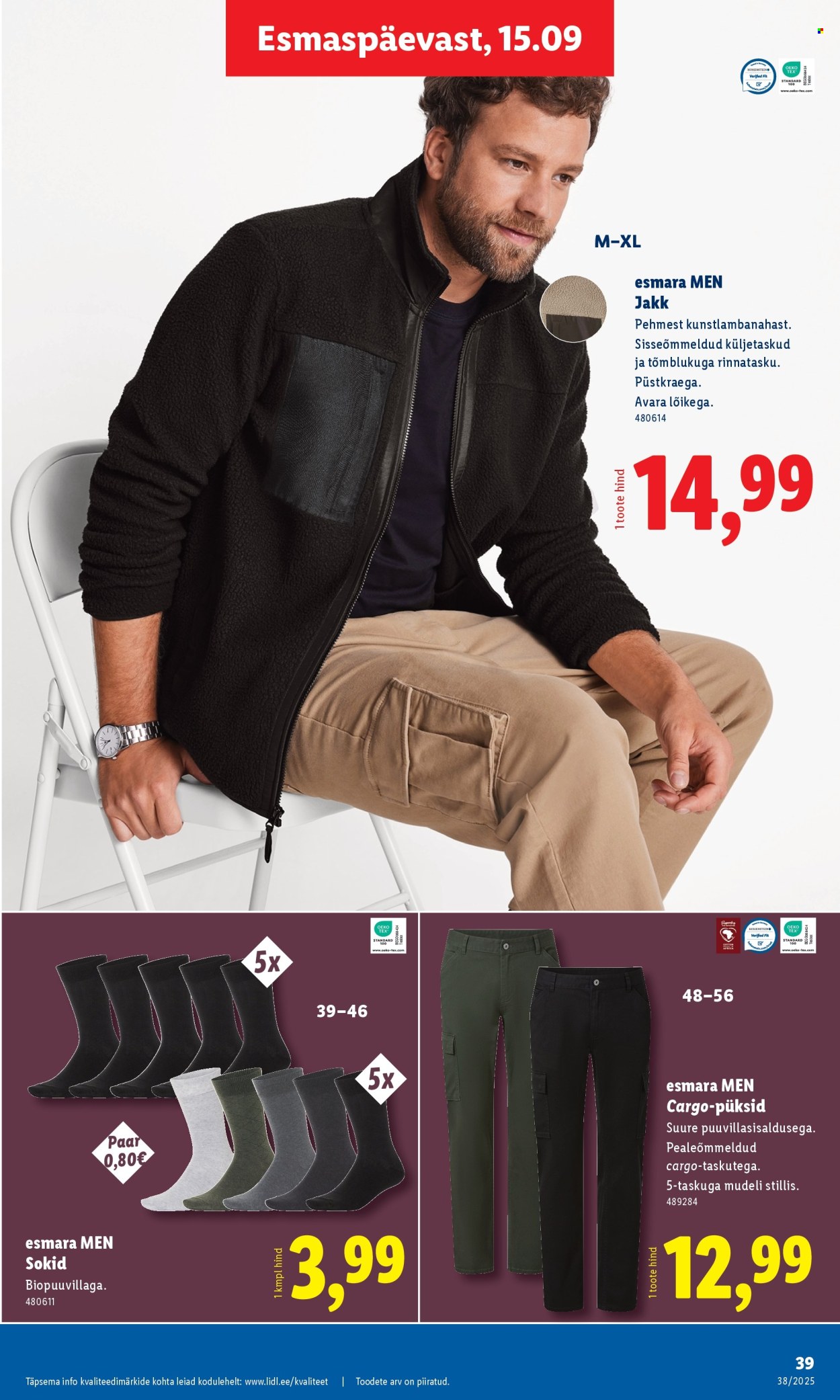 Lidl kliendileht - 15.09.2025 - 21.09.2025. Lehekülg 39