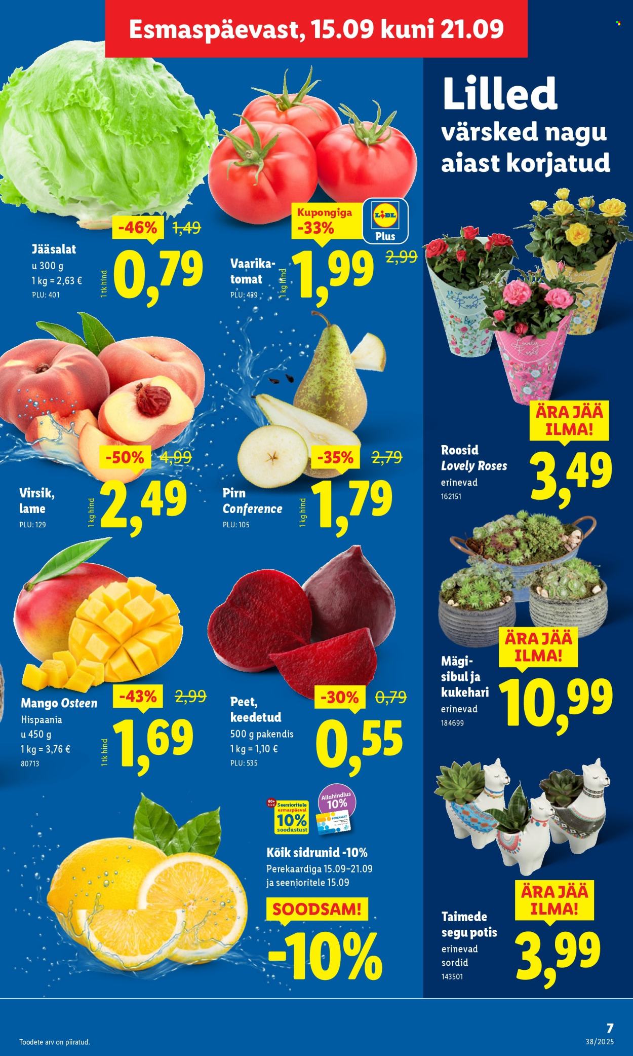 Lidl kliendileht - 18.09.2025 - 21.09.2025. Lehekülg 7