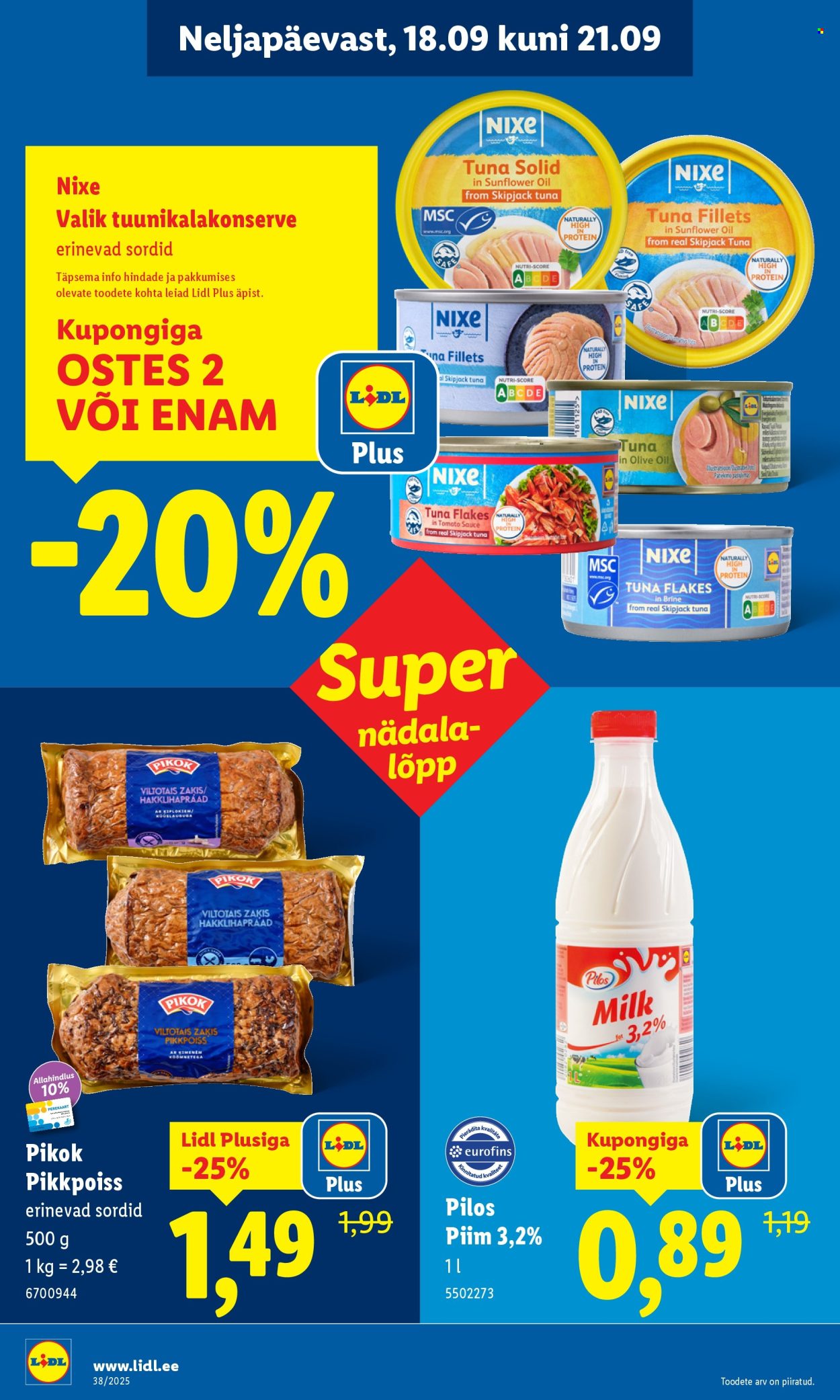 Lidl kliendileht - 18.09.2025 - 21.09.2025. Lehekülg 18