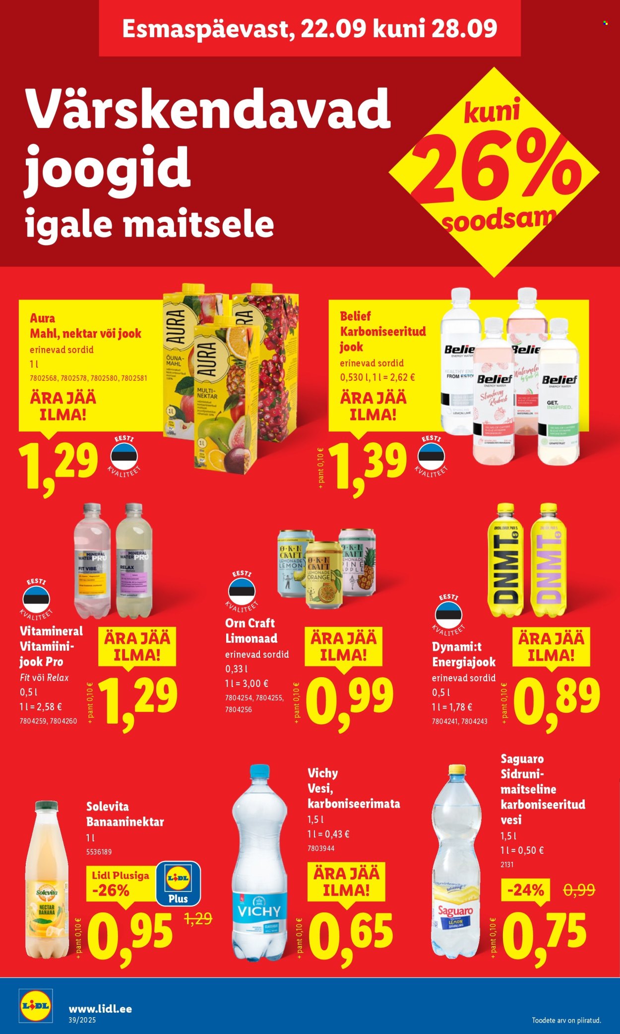 Lidl kliendileht - 22.09.2025 - 28.09.2025. Lehekülg 24