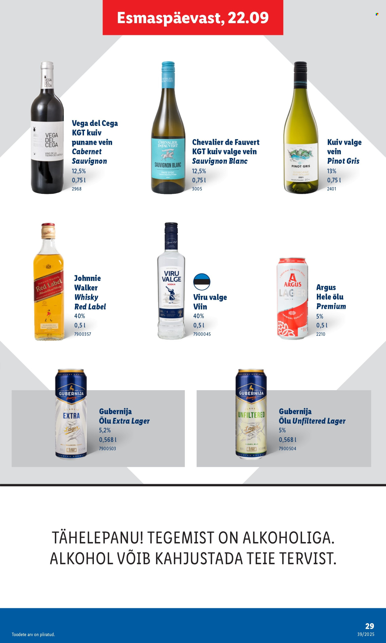 Lidl kliendileht - 22.09.2025 - 28.09.2025. Lehekülg 25