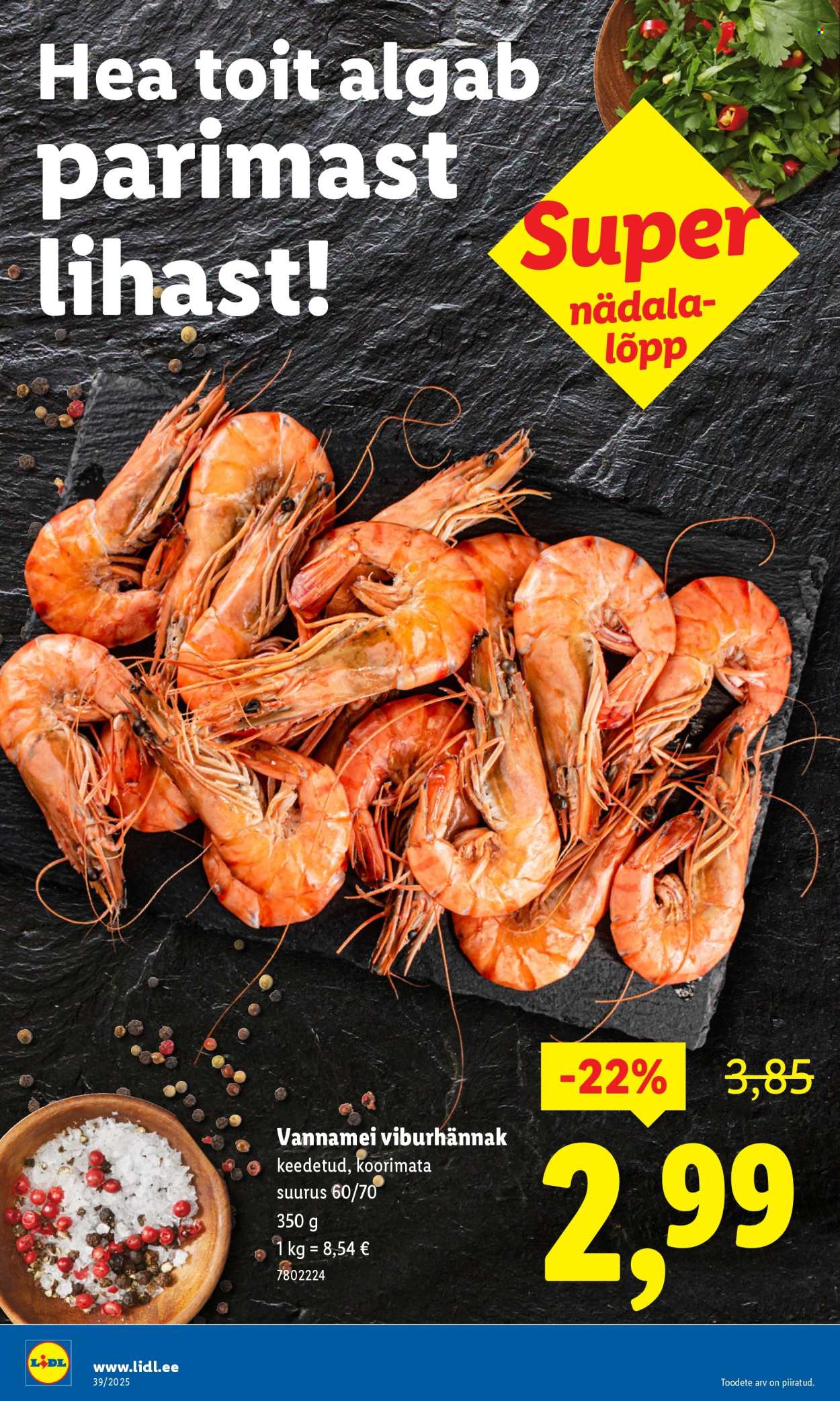 Lidl kliendileht - 22.09.2025 - 28.09.2025. Lehekülg 60