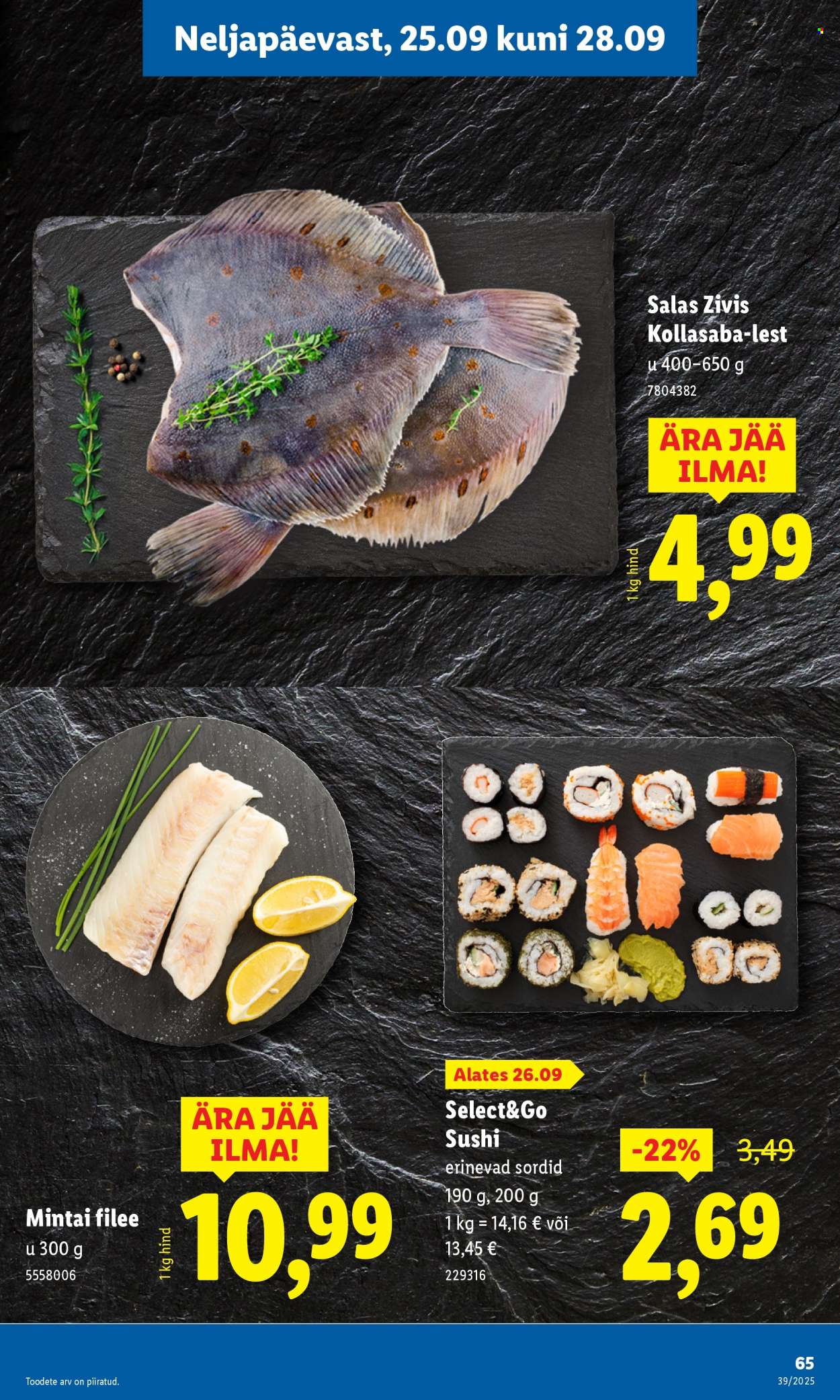 Lidl kliendileht - 22.09.2025 - 28.09.2025. Lehekülg 61