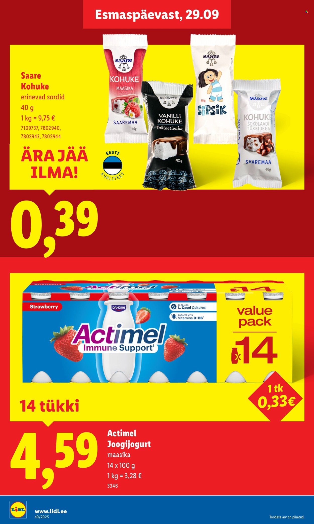 Lidl kliendileht - 29.09.2025 - 05.10.2025. Lehekülg 14