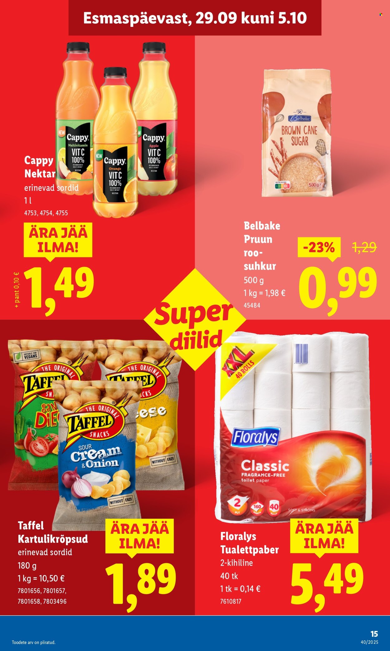 Lidl kliendileht - 29.09.2025 - 05.10.2025. Lehekülg 15
