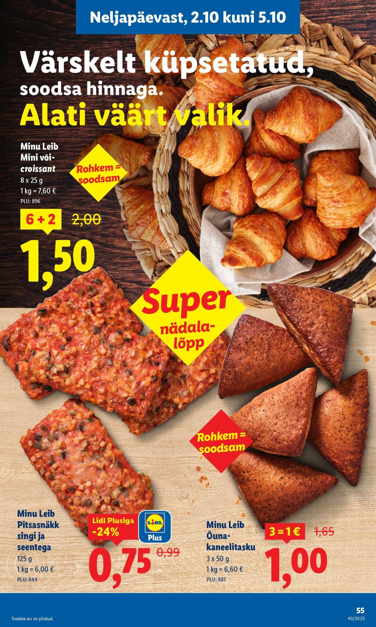 Lidl kliendileht - 29.09.2025 - 05.10.2025. Lehekülg 55