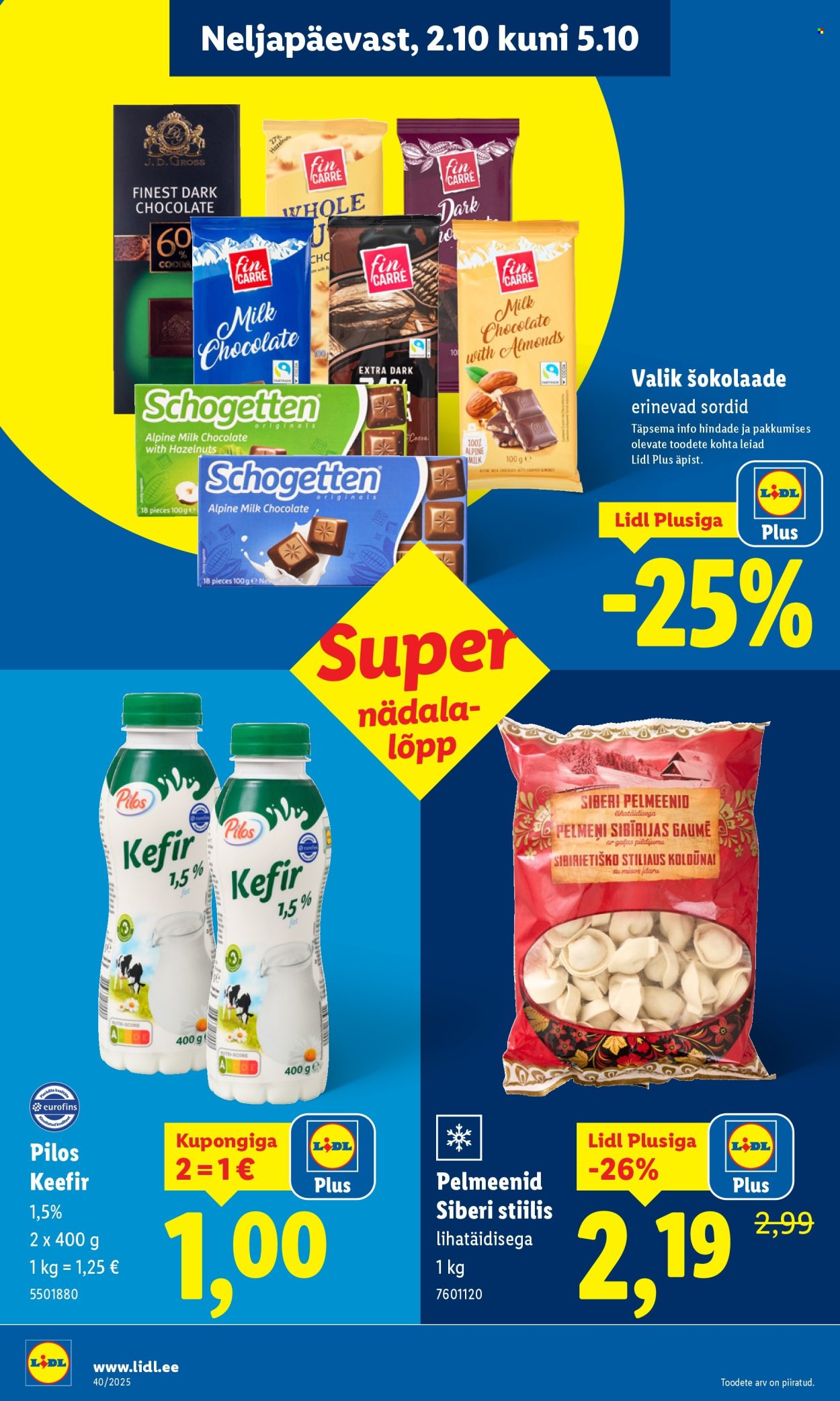 Lidl kliendileht - 29.09.2025 - 05.10.2025. Lehekülg 60