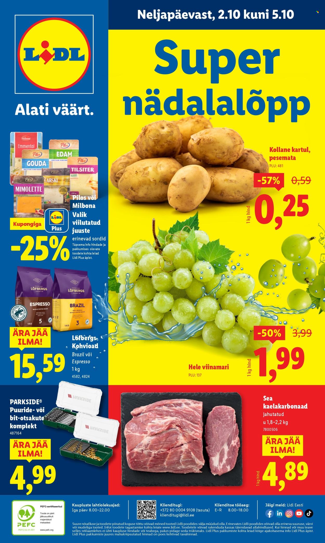 Lidl kliendileht - 29.09.2025 - 05.10.2025. Lehekülg 62