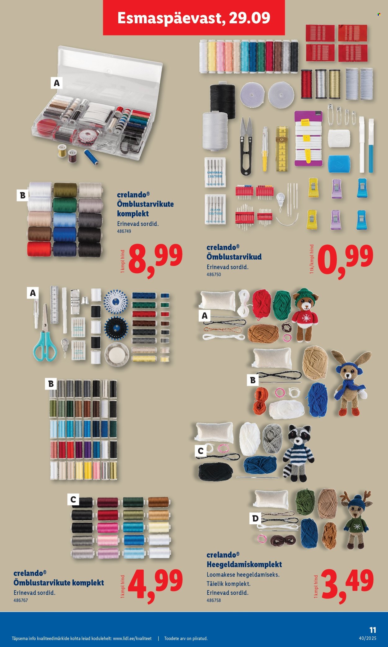 Lidl kliendileht - 29.09.2025 - 05.10.2025. Lehekülg 11