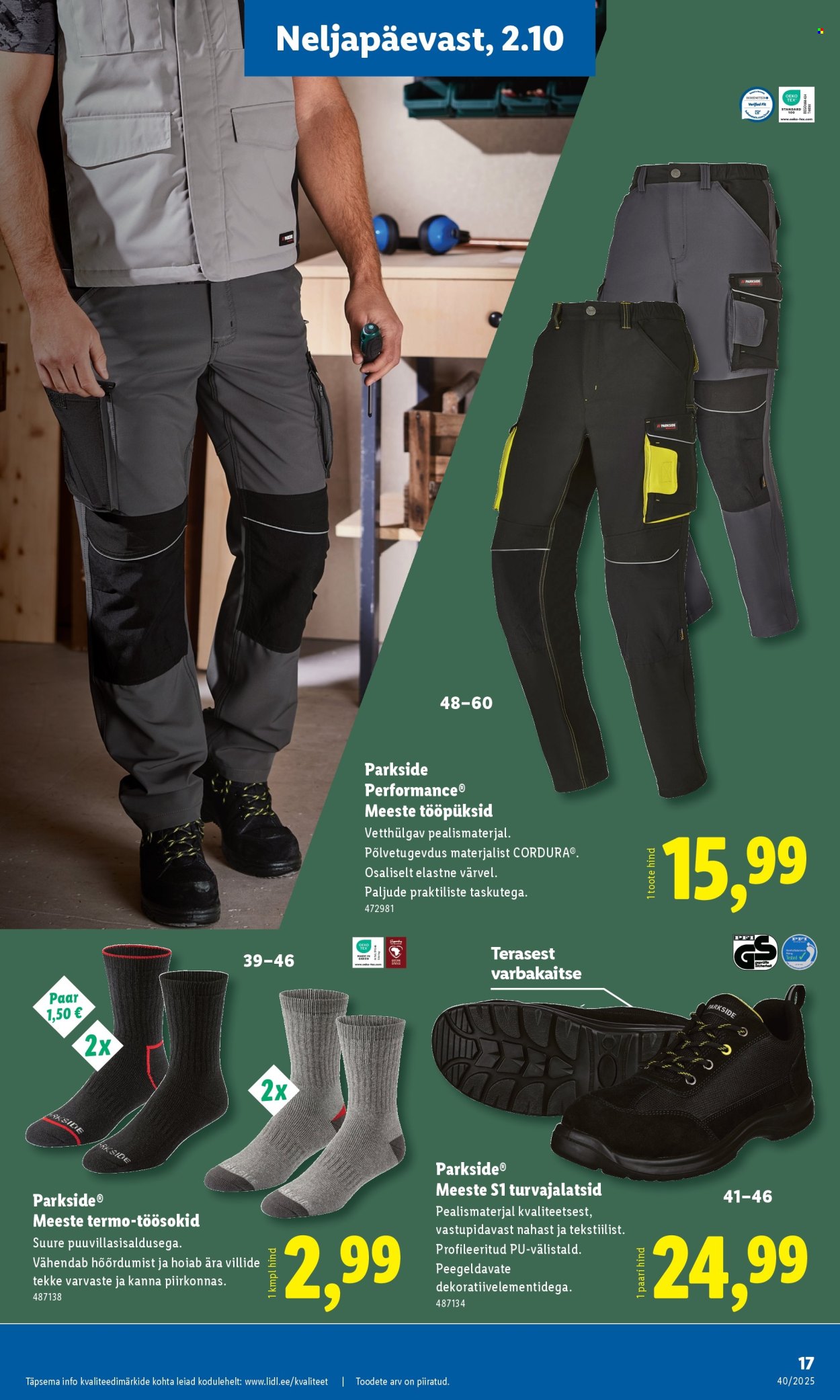 Lidl kliendileht - 29.09.2025 - 05.10.2025. Lehekülg 17