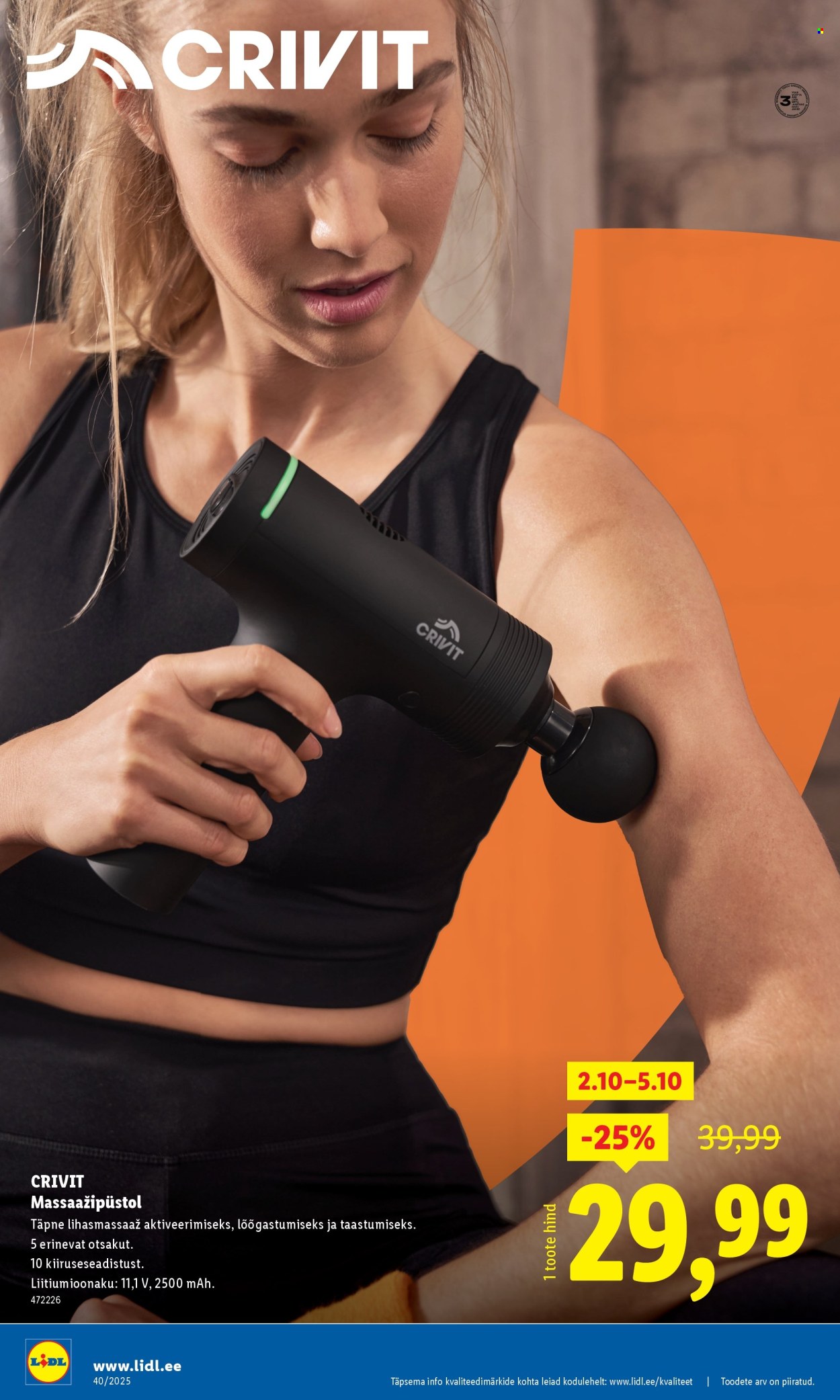 Lidl kliendileht - 29.09.2025 - 05.10.2025. Lehekülg 22