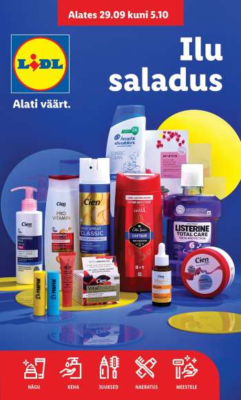 Kaupluse Lidl kliendileht - 29.09.2025 - 05.10.2025.