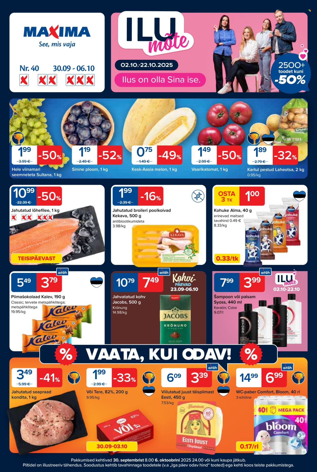 Maxima kliendileht - 30.09.2025 - 06.10.2025. Lehekülg 1