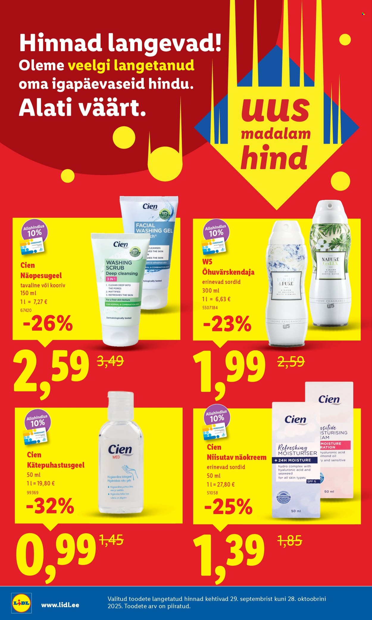 Lidl kliendileht - 29.09.2025 - 28.10.2025. Lehekülg 2