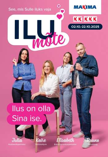 Kaupluse Maxima kliendileht - 02.10.2025 - 22.10.2025.