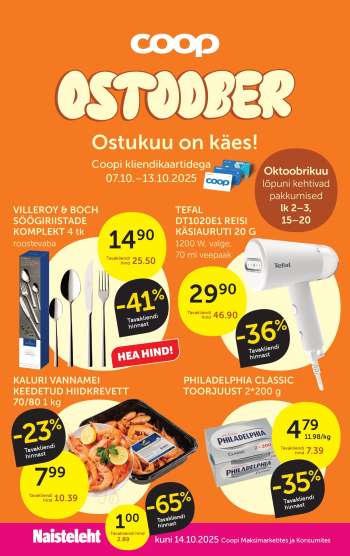 Kaupluse Coop kliendileht - 07.10.2025 - 13.10.2025.