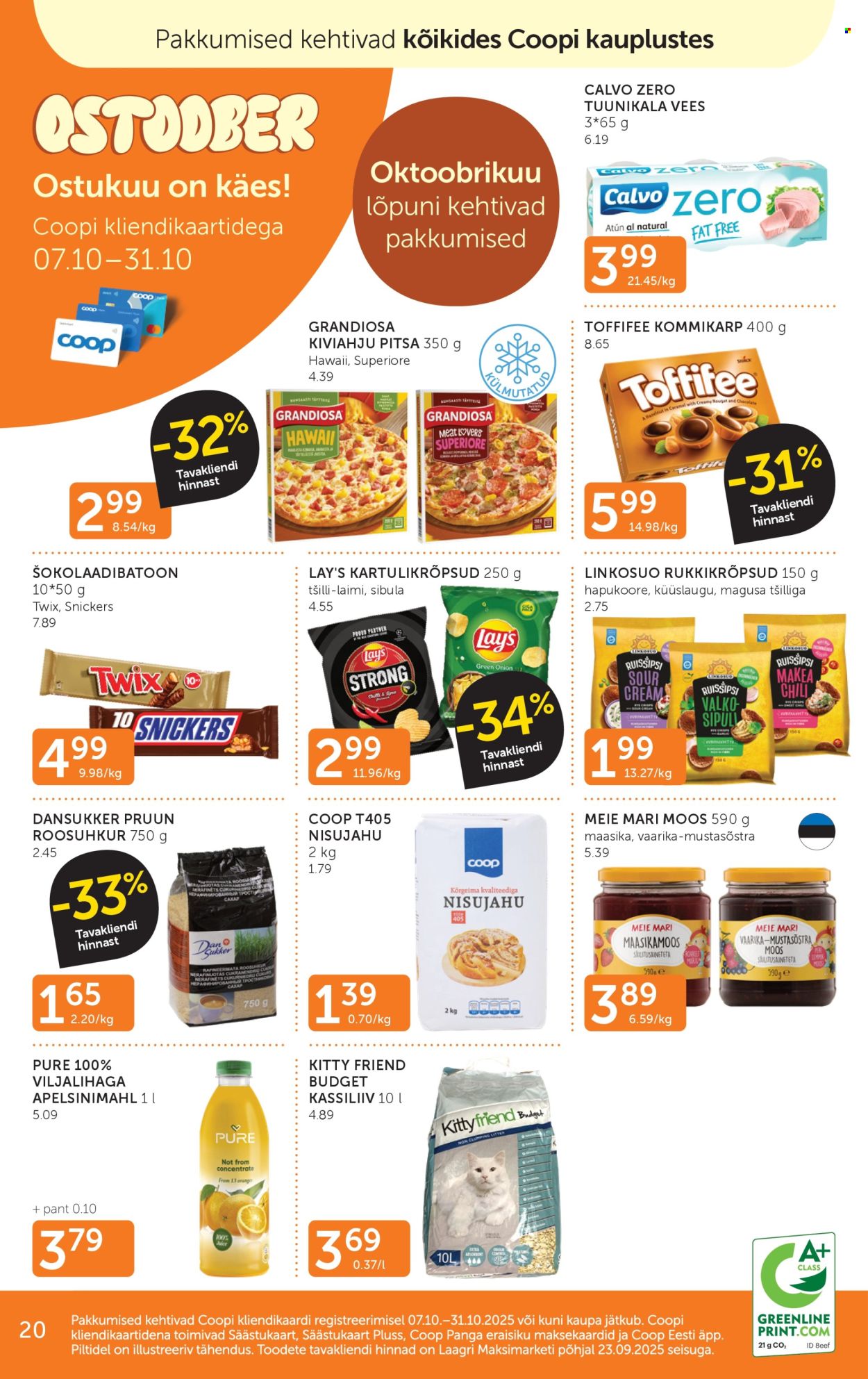 Coop kliendileht - 07.10.2025 - 13.10.2025. Lehekülg 20