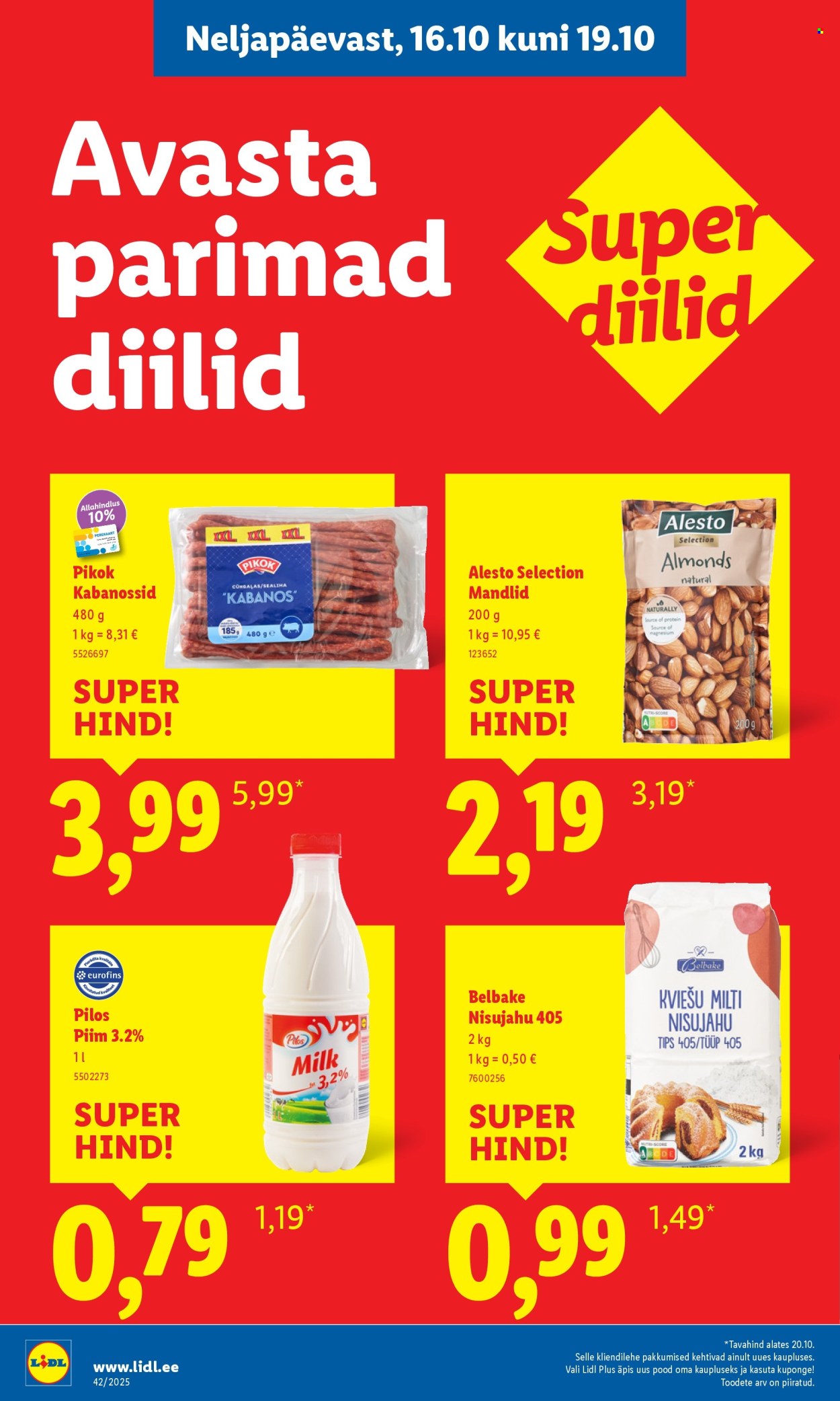 Lidl kliendileht - 16.10.2025 - 19.10.2025. Lehekülg 2
