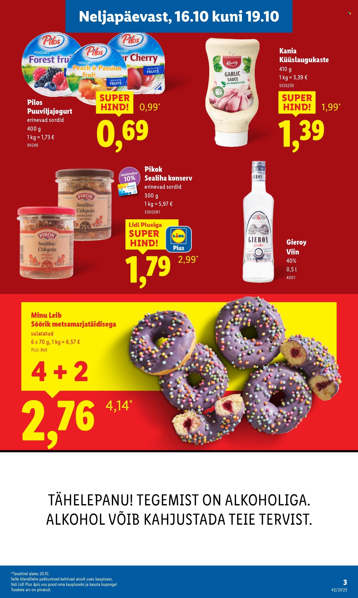 Lidl kliendileht - 16.10.2025 - 19.10.2025. Lehekülg 3