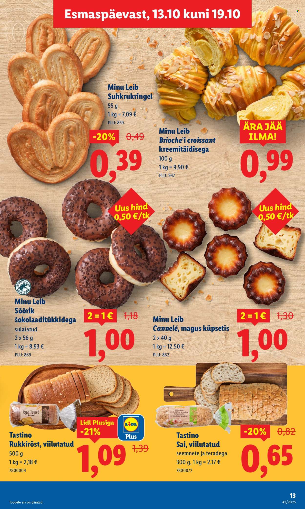 Lidl kliendileht - 16.10.2025 - 19.10.2025. Lehekülg 13