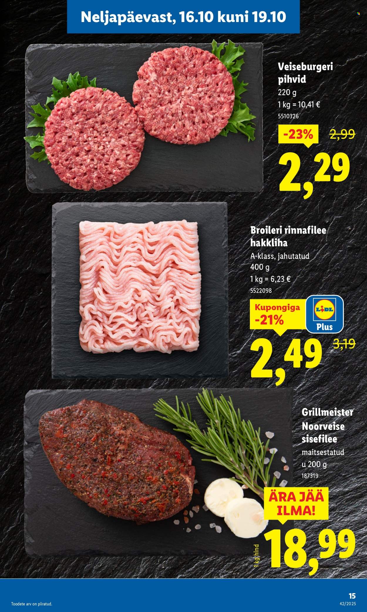 Lidl kliendileht - 16.10.2025 - 19.10.2025. Lehekülg 15