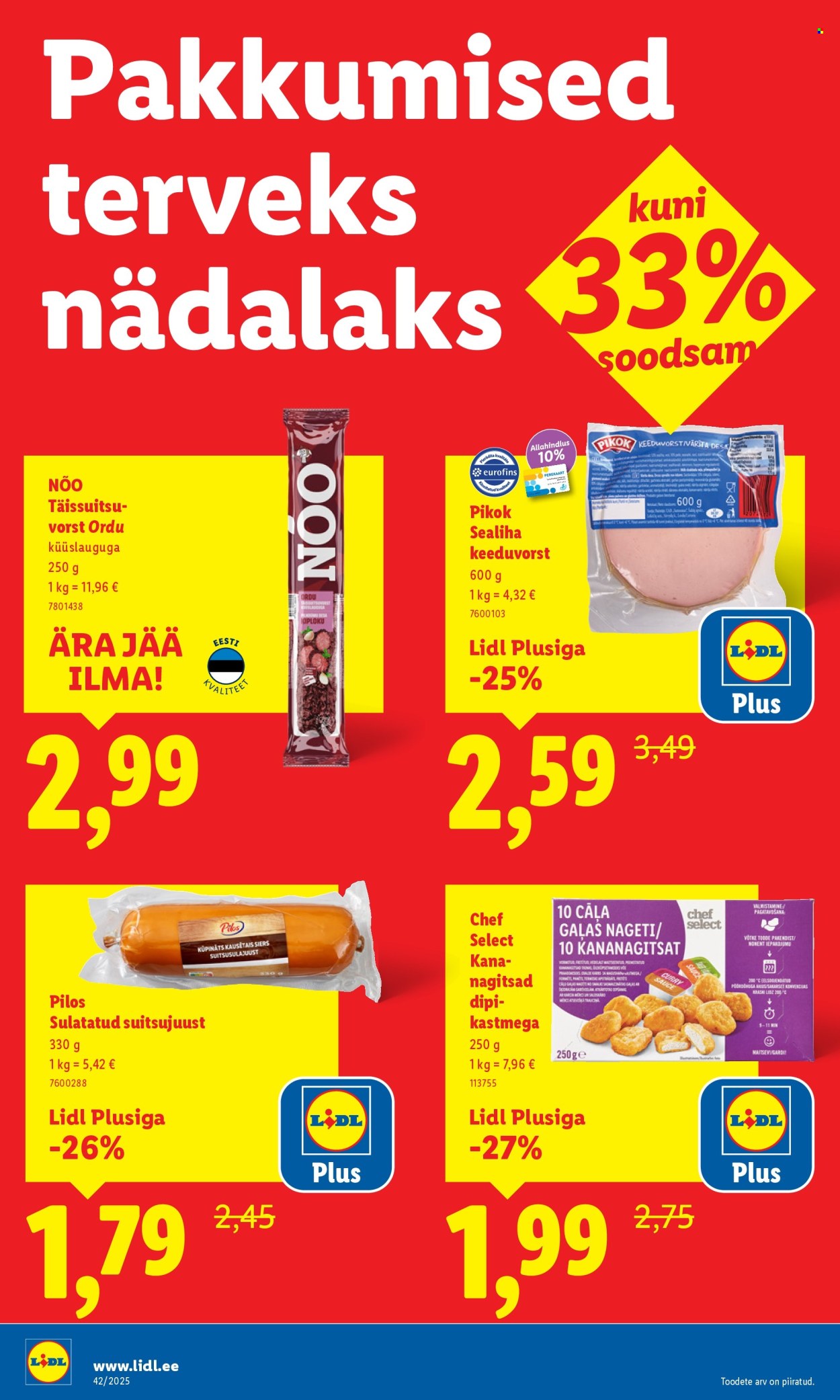 Lidl kliendileht - 16.10.2025 - 19.10.2025. Lehekülg 36