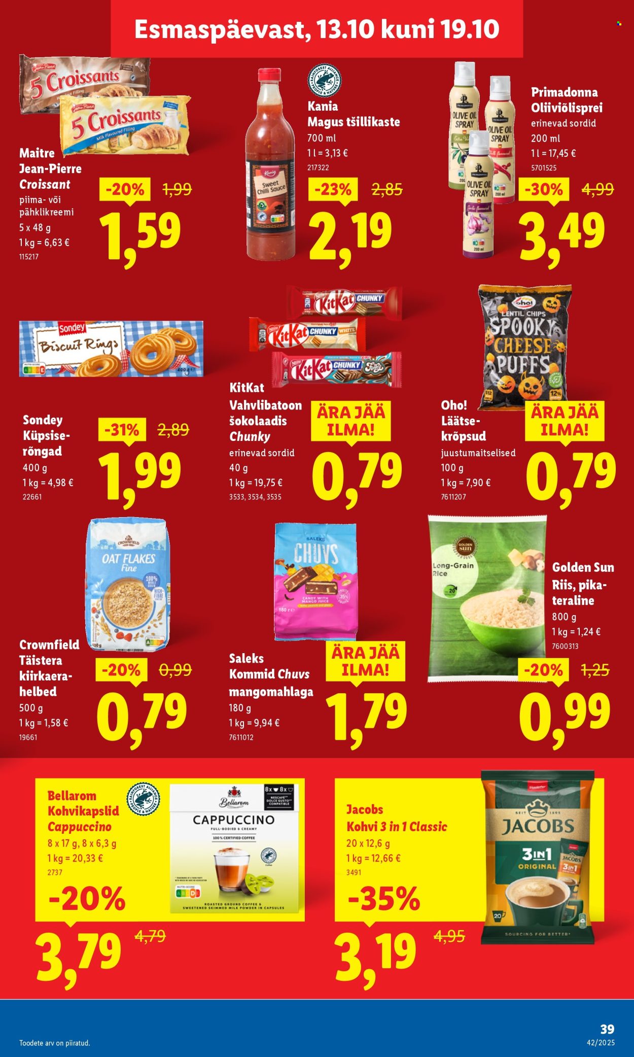 Lidl kliendileht - 16.10.2025 - 19.10.2025. Lehekülg 39