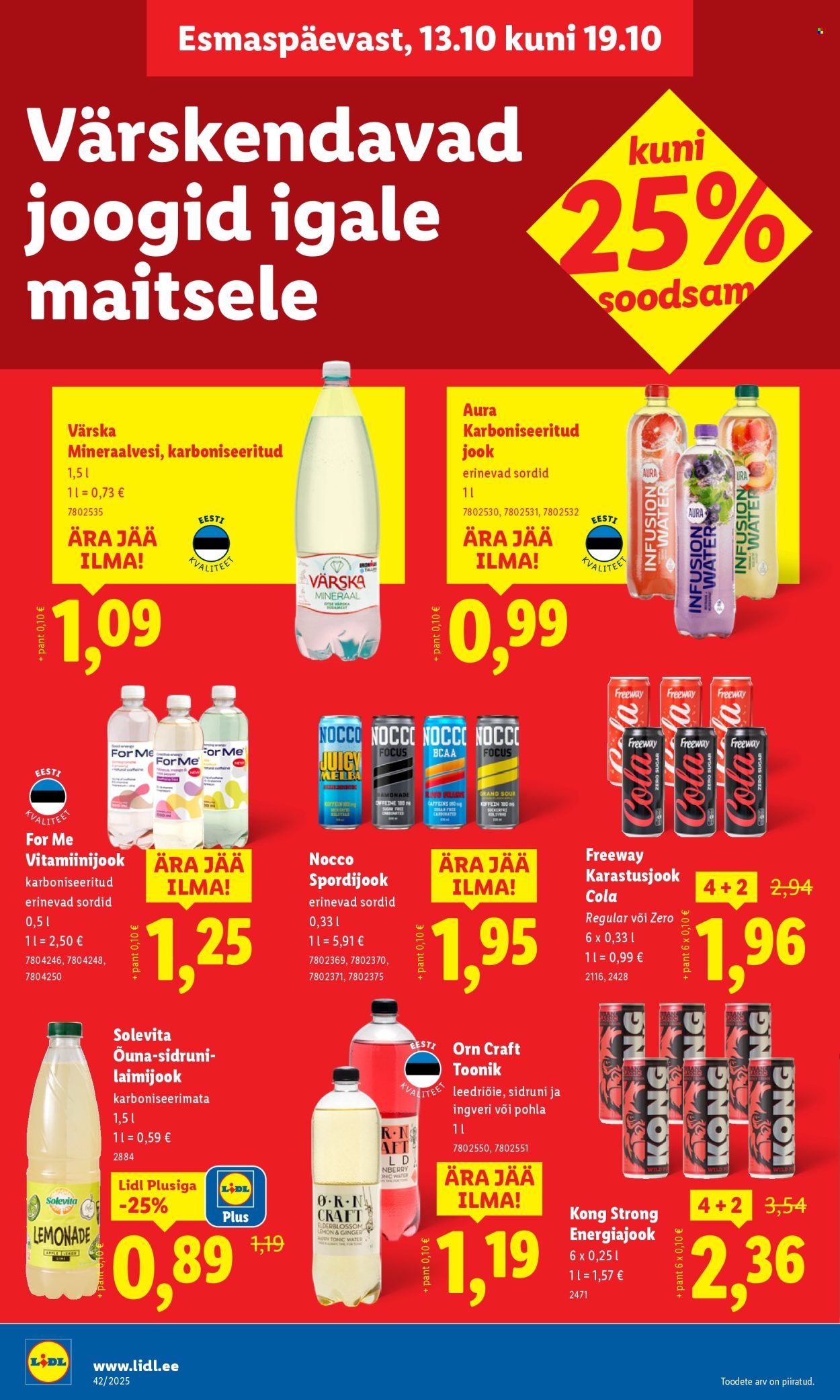 Lidl kliendileht - 16.10.2025 - 19.10.2025. Lehekülg 40