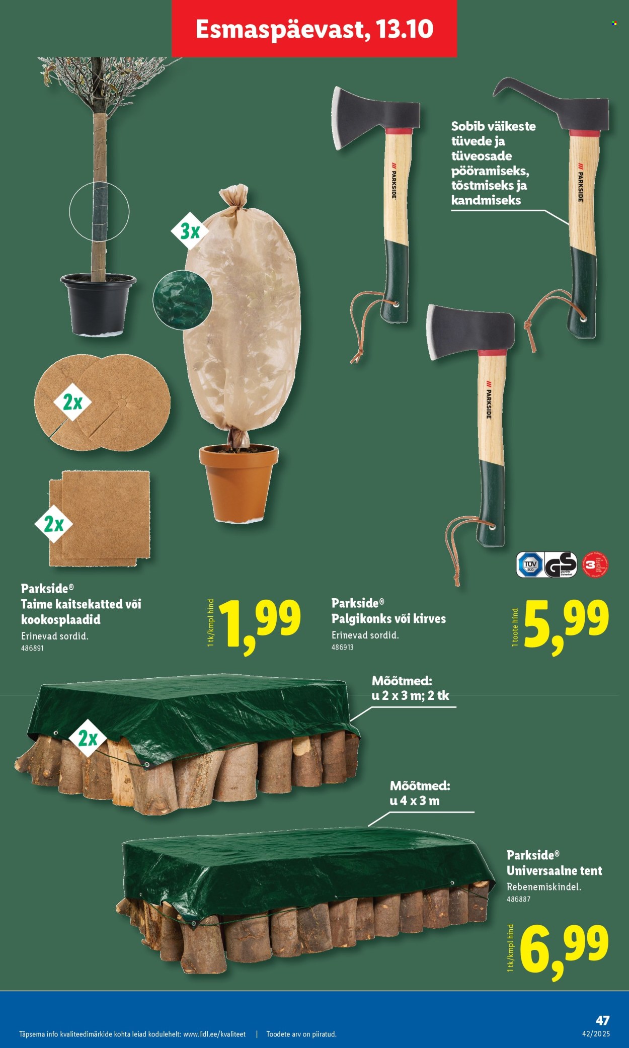 Lidl kliendileht - 16.10.2025 - 19.10.2025. Lehekülg 47