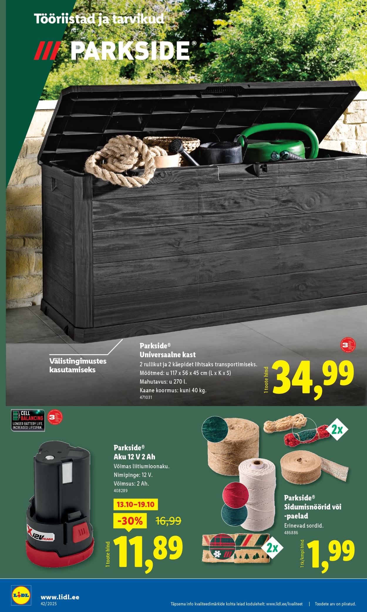 Lidl kliendileht - 16.10.2025 - 19.10.2025. Lehekülg 48
