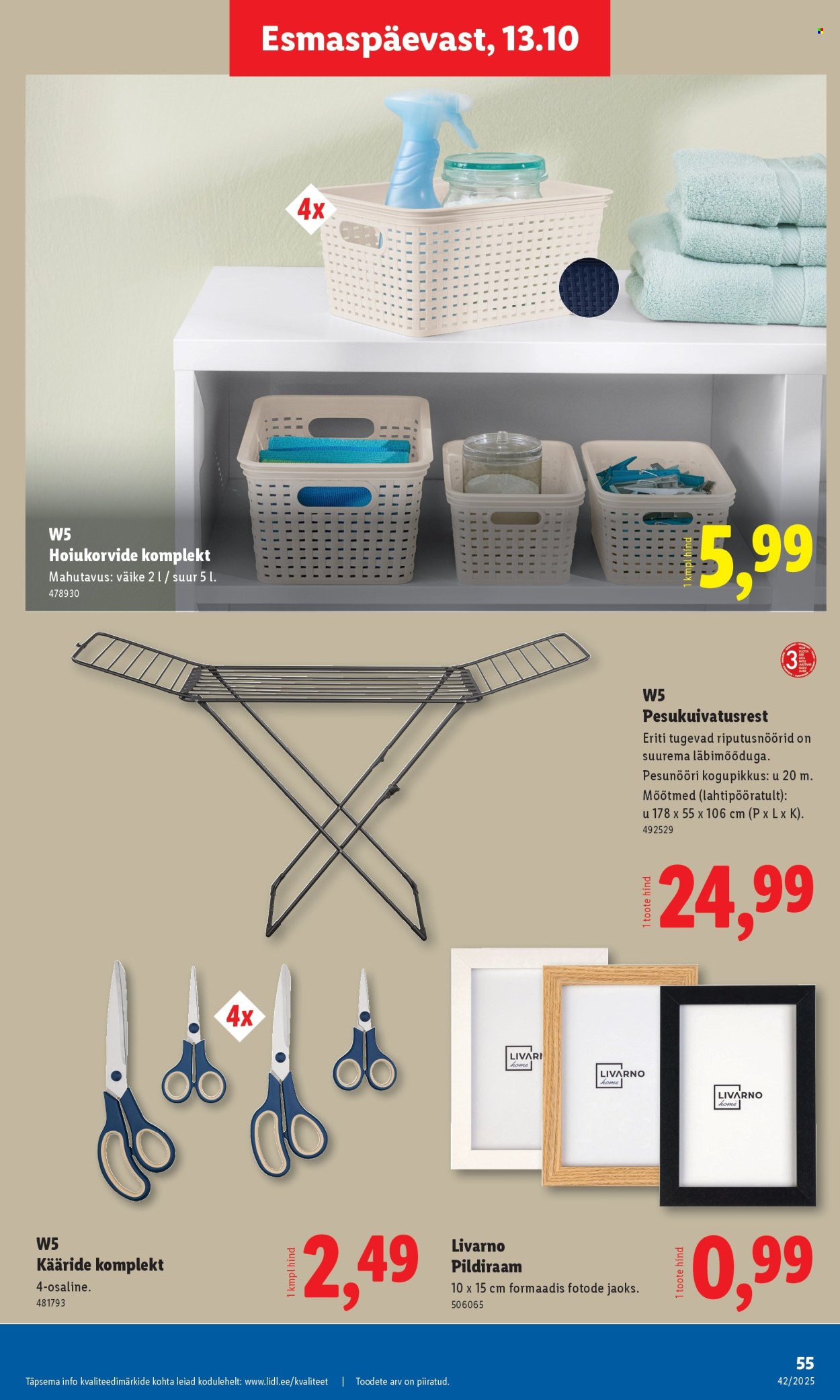 Lidl kliendileht - 16.10.2025 - 19.10.2025. Lehekülg 55