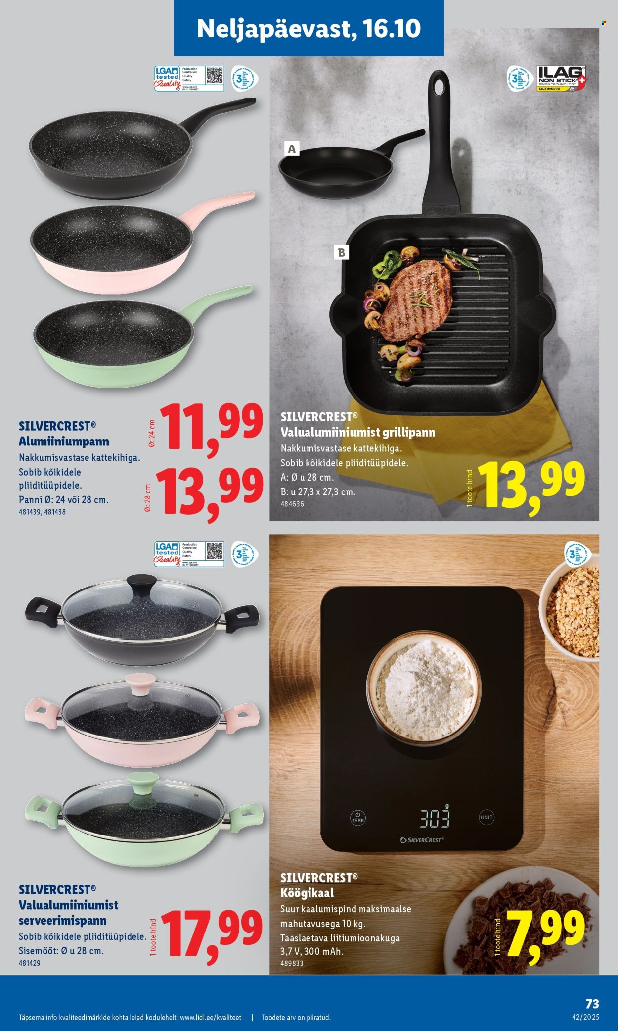 Lidl kliendileht - 16.10.2025 - 19.10.2025. Lehekülg 73