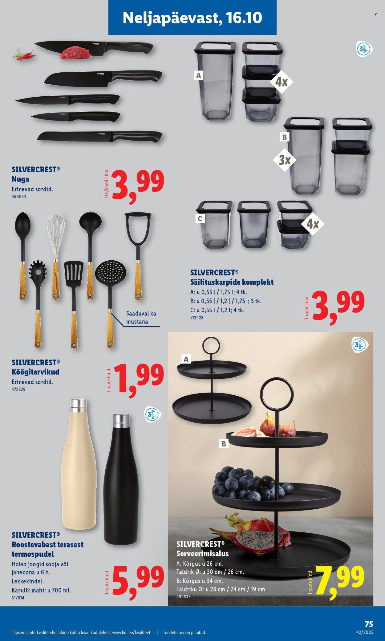 Lidl kliendileht - 16.10.2025 - 19.10.2025. Lehekülg 75
