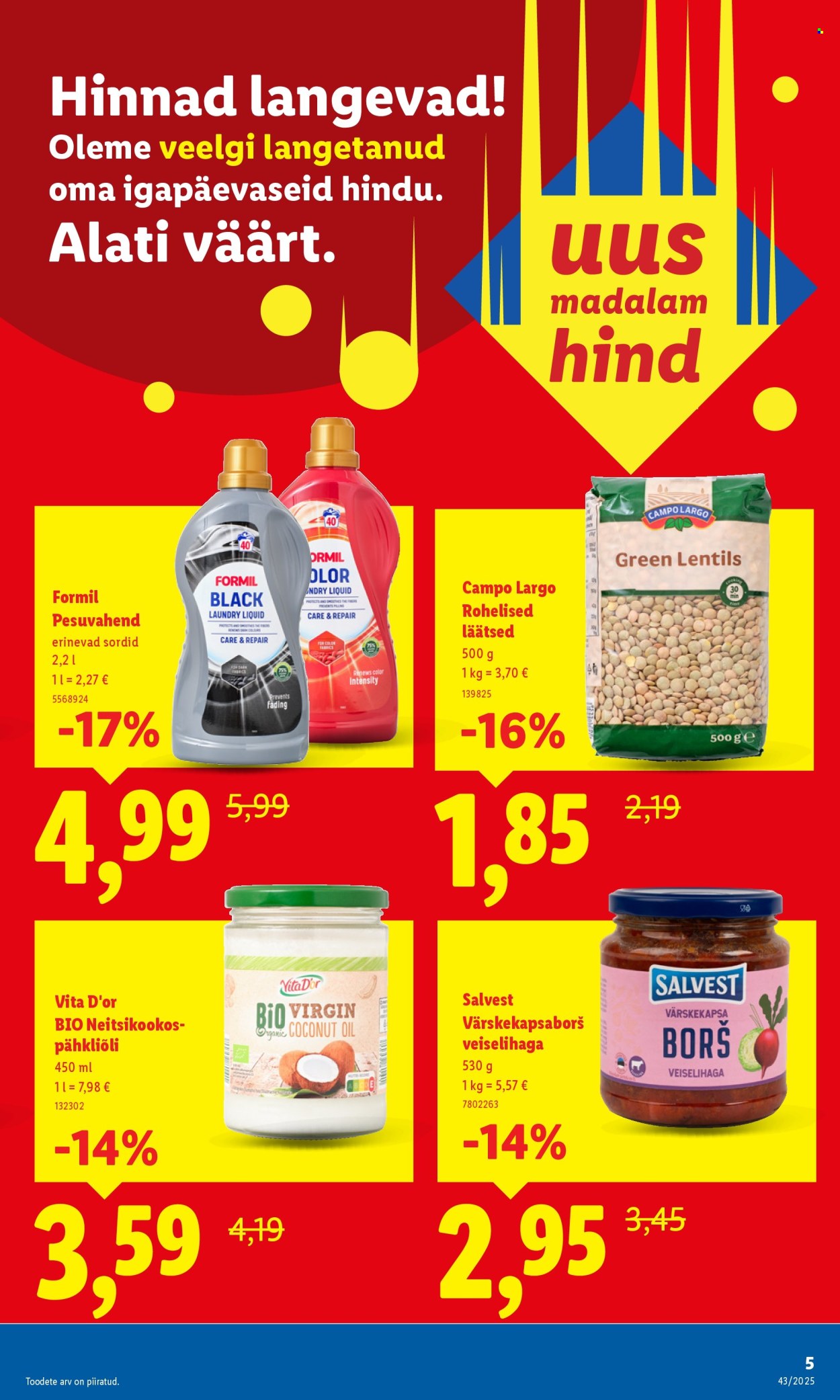 Lidl kliendileht - 20.10.2025 - 26.10.2025. Lehekülg 5