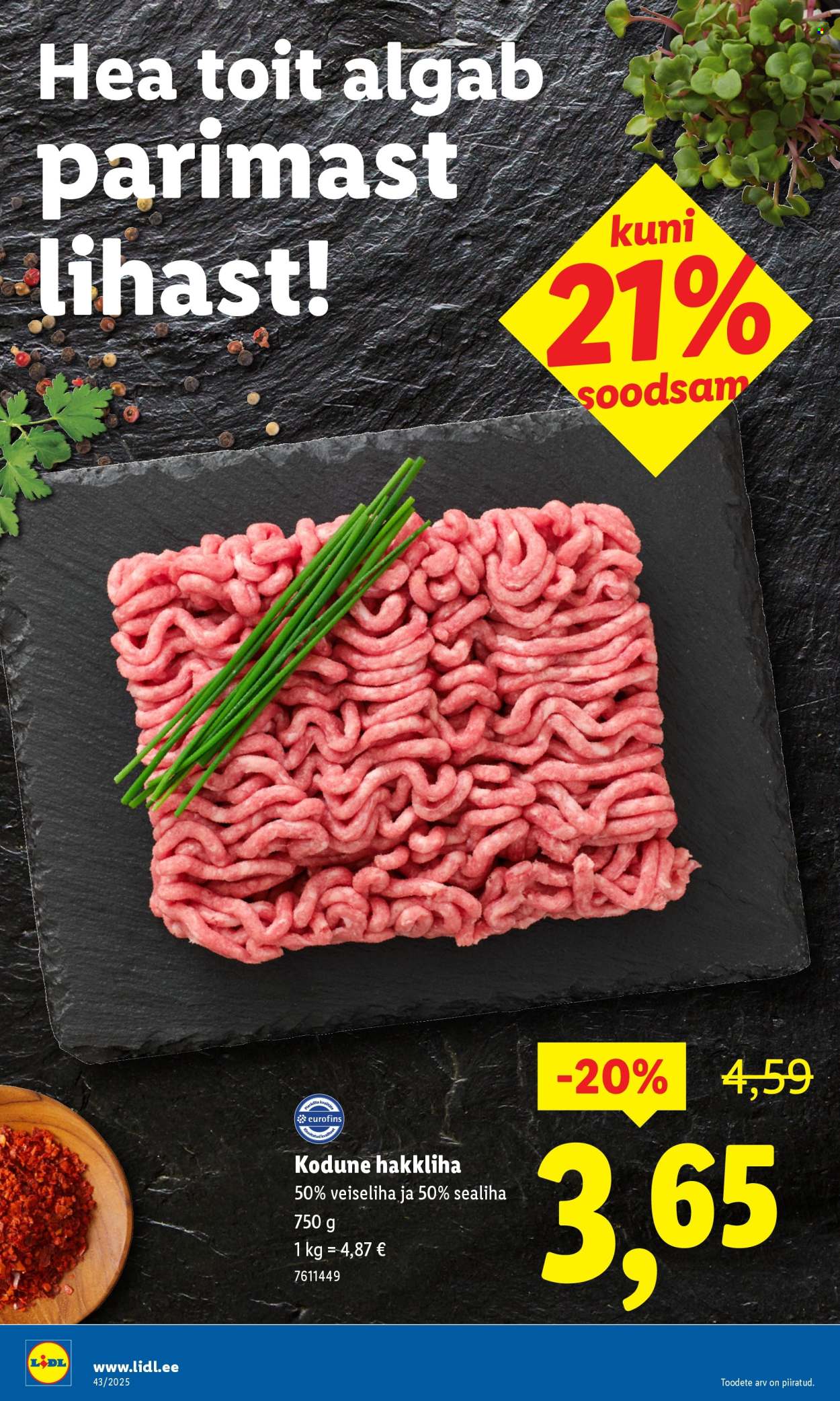 Lidl kliendileht - 20.10.2025 - 26.10.2025. Lehekülg 10