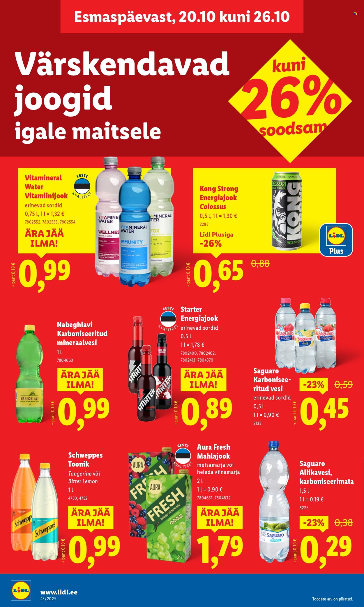 Lidl kliendileht - 20.10.2025 - 26.10.2025. Lehekülg 28