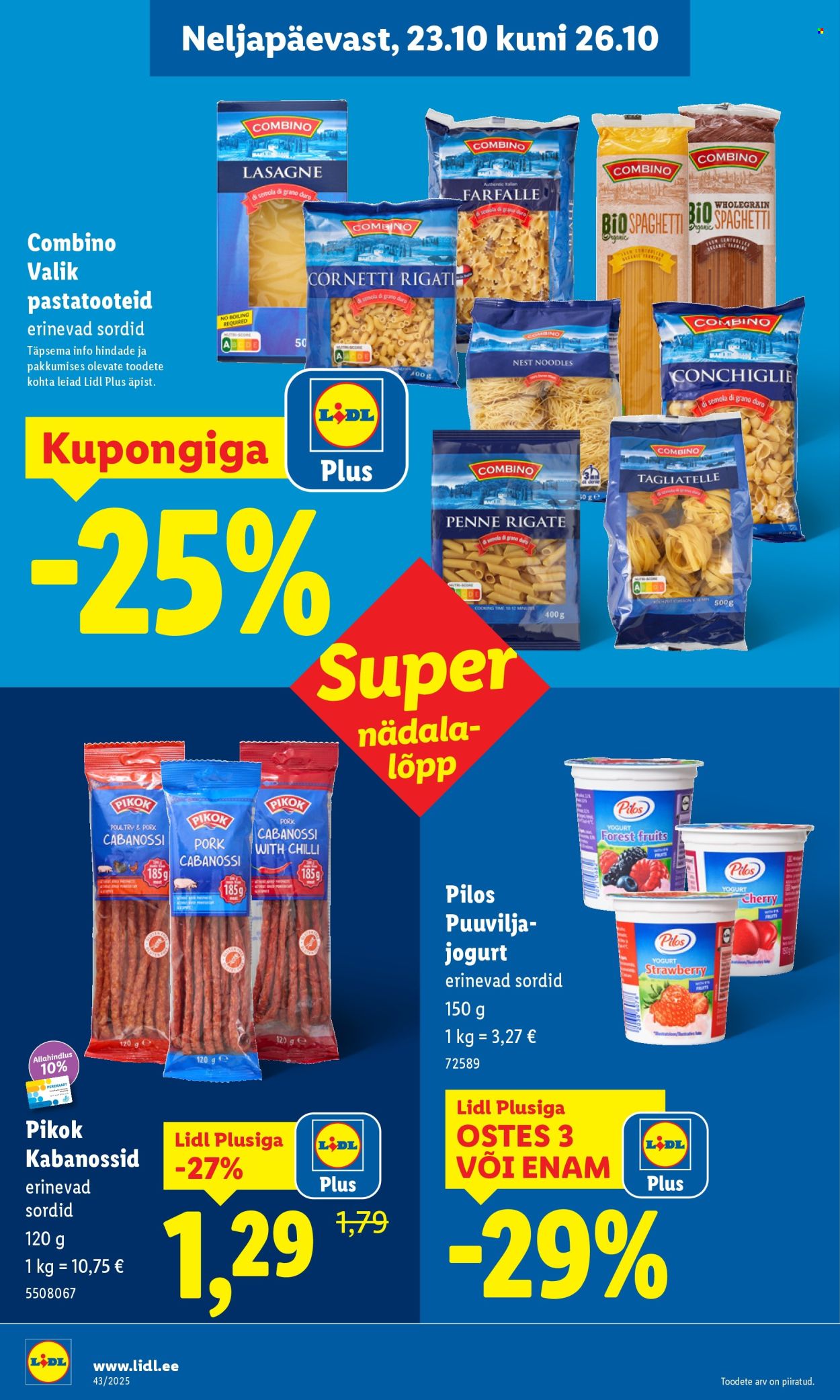 Lidl kliendileht - 20.10.2025 - 26.10.2025. Lehekülg 60