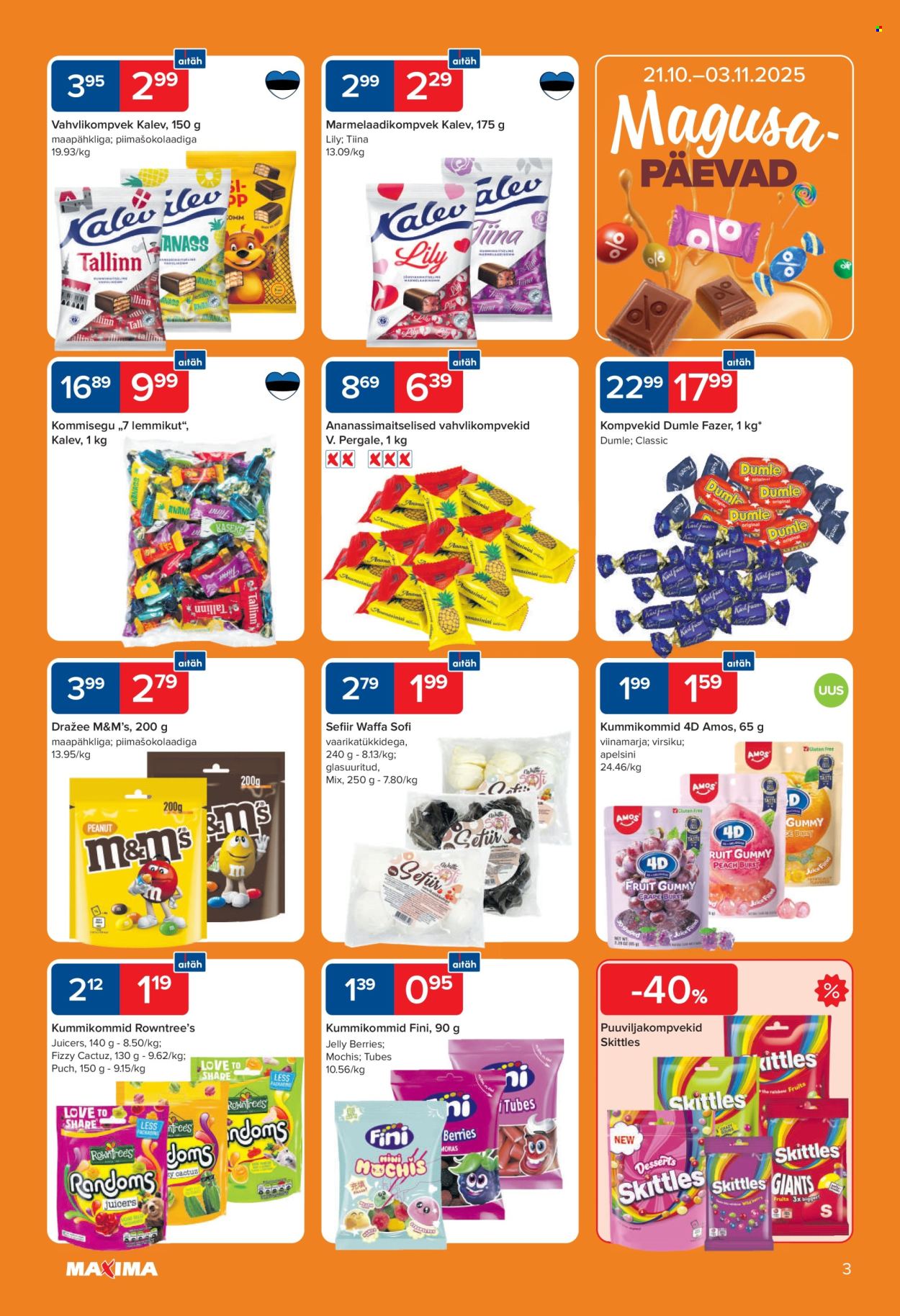 Maxima kliendileht - 21.10.2025 - 27.10.2025. Lehekülg 3