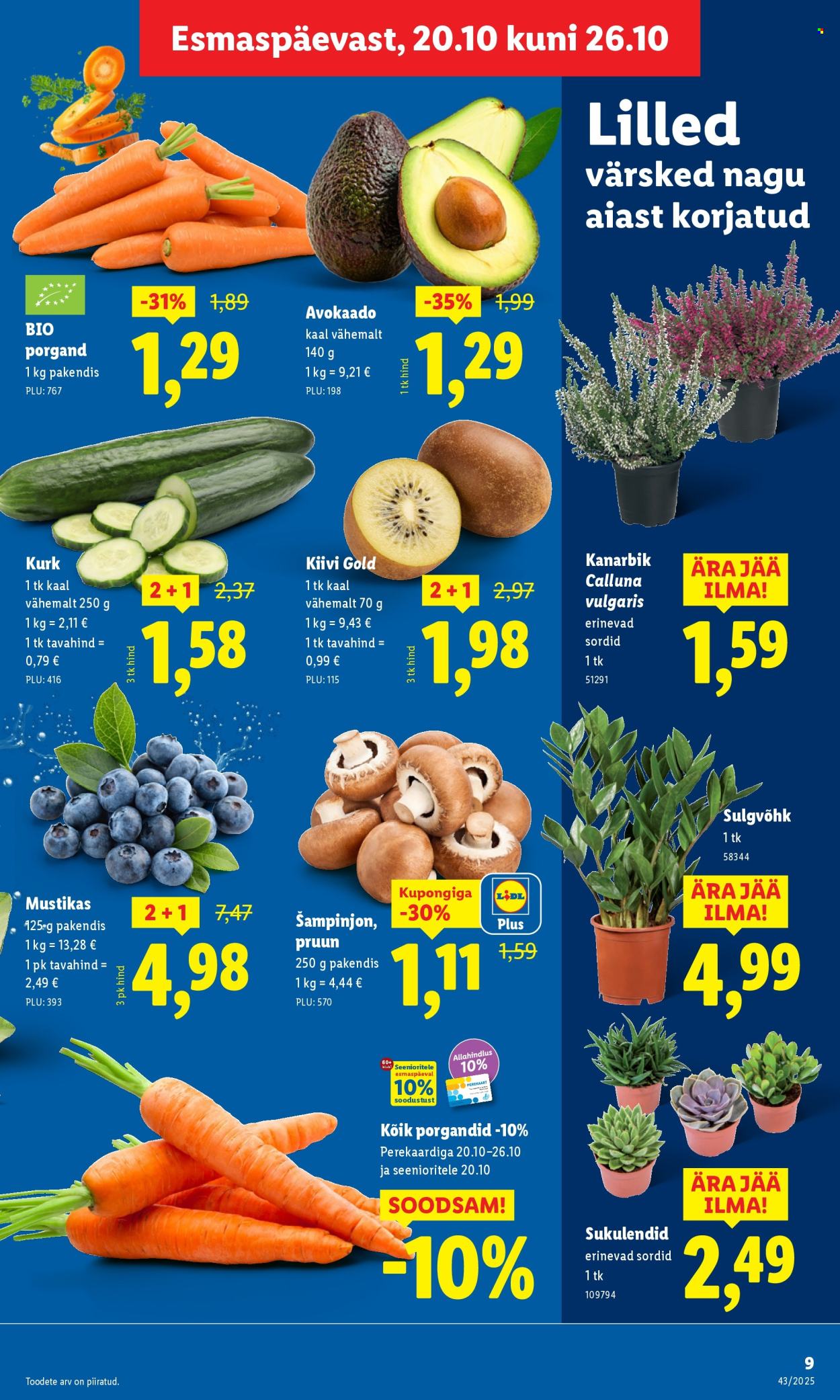 Lidl kliendileht - 23.10.2025 - 26.10.2025. Lehekülg 9