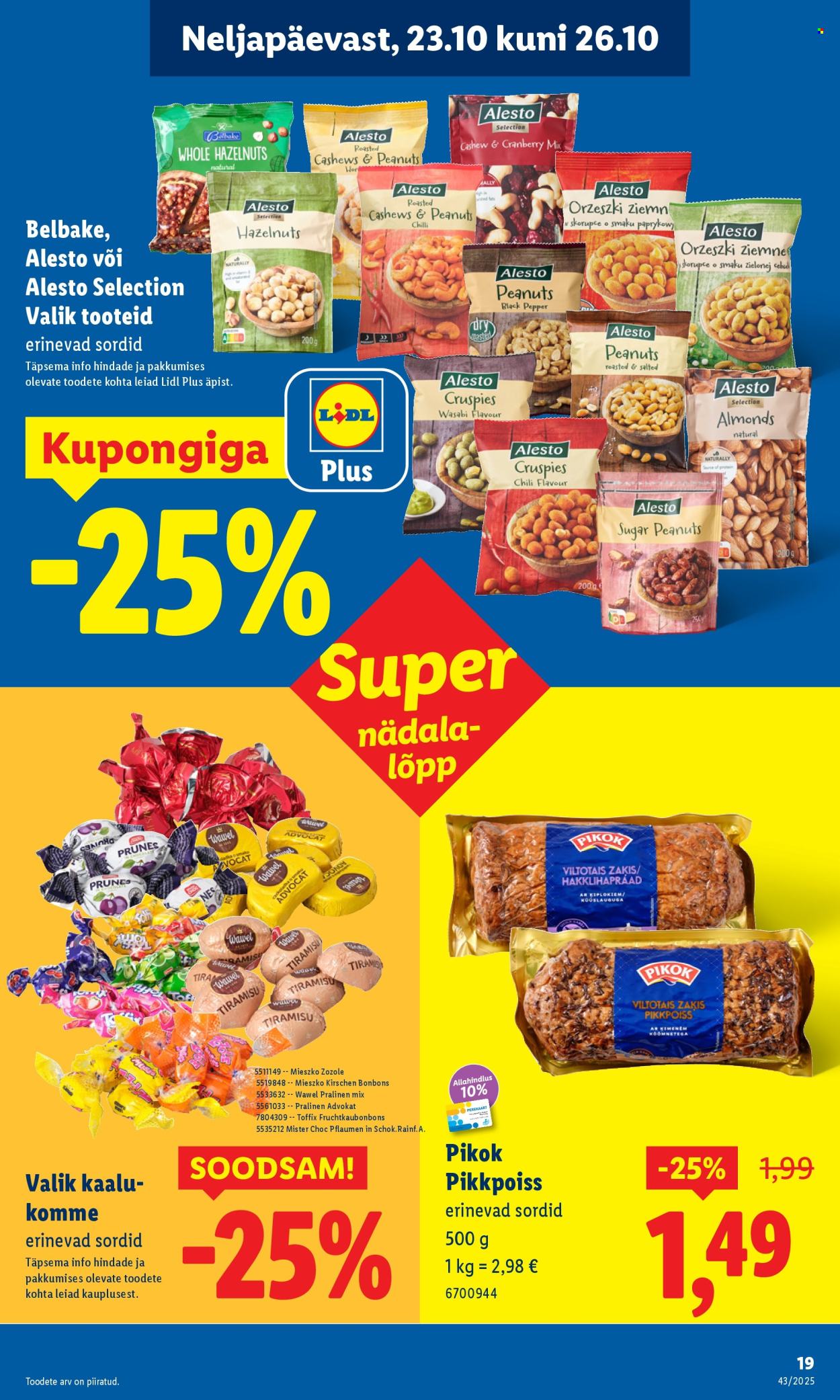 Lidl kliendileht - 23.10.2025 - 26.10.2025. Lehekülg 19