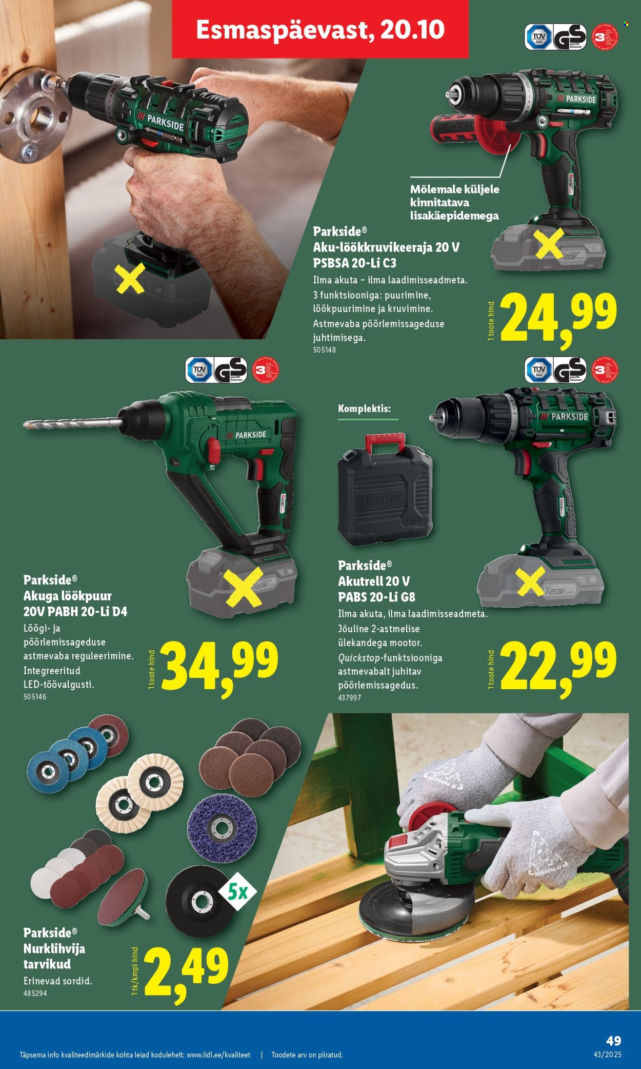Lidl kliendileht - 23.10.2025 - 26.10.2025. Lehekülg 49