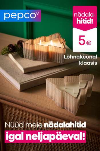 Kaupluse Pepco kliendileht.
