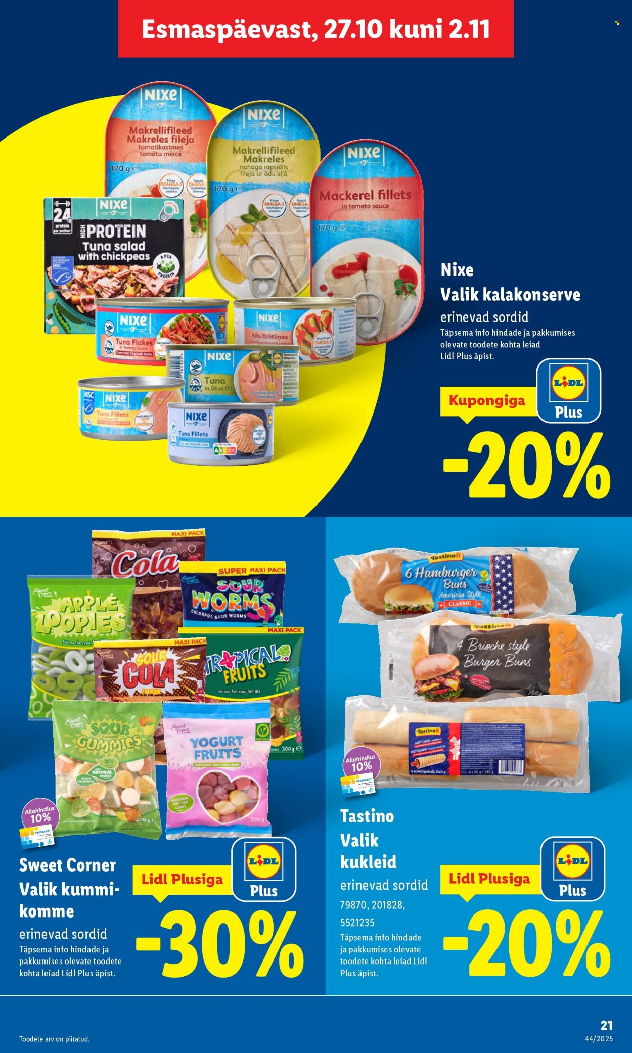 Lidl kliendileht - 27.10.2025 - 02.11.2025. Lehekülg 21