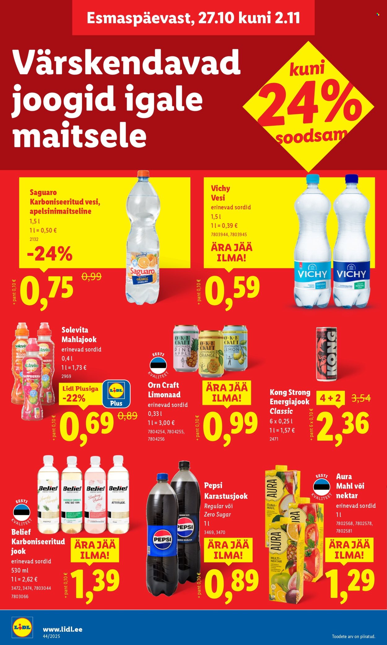 Lidl kliendileht - 27.10.2025 - 02.11.2025. Lehekülg 26