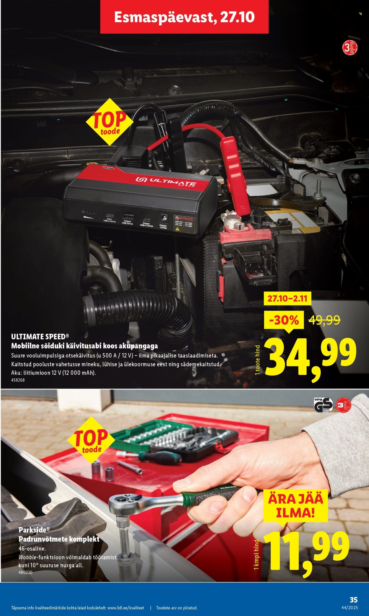 Lidl kliendileht - 27.10.2025 - 02.11.2025. Lehekülg 37
