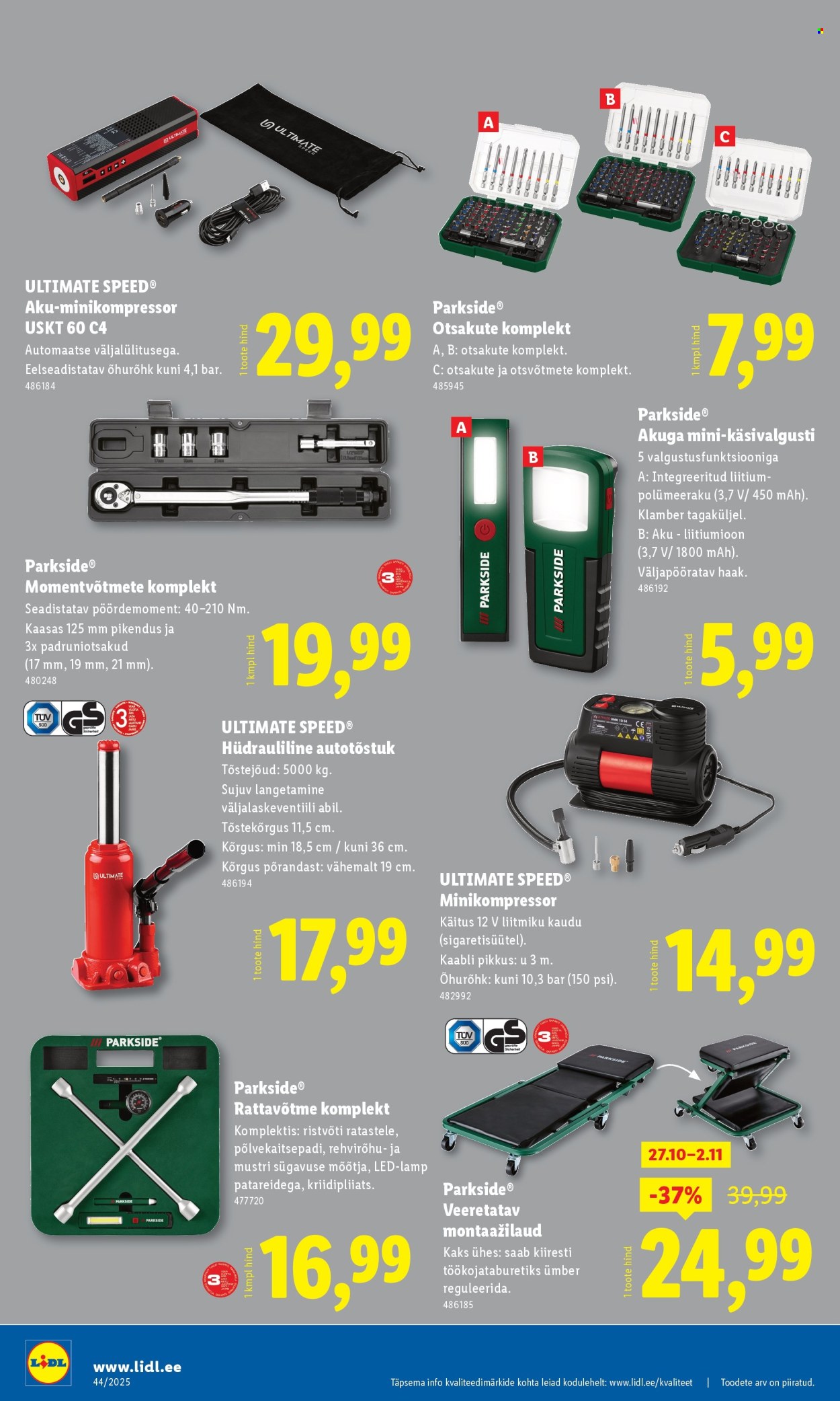 Lidl kliendileht - 27.10.2025 - 02.11.2025. Lehekülg 40