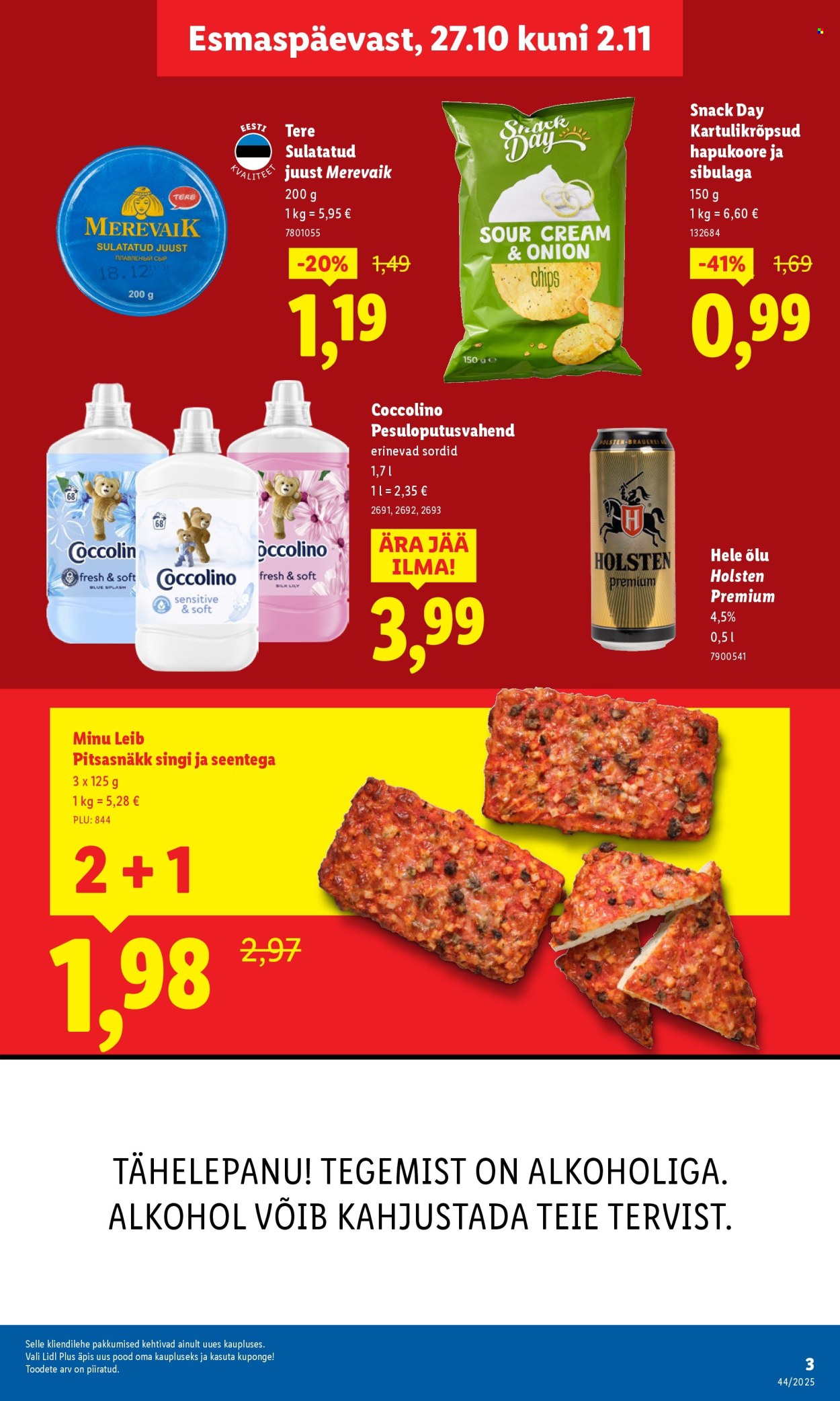 Lidl kliendileht - 27.10.2025 - 02.11.2025. Lehekülg 3